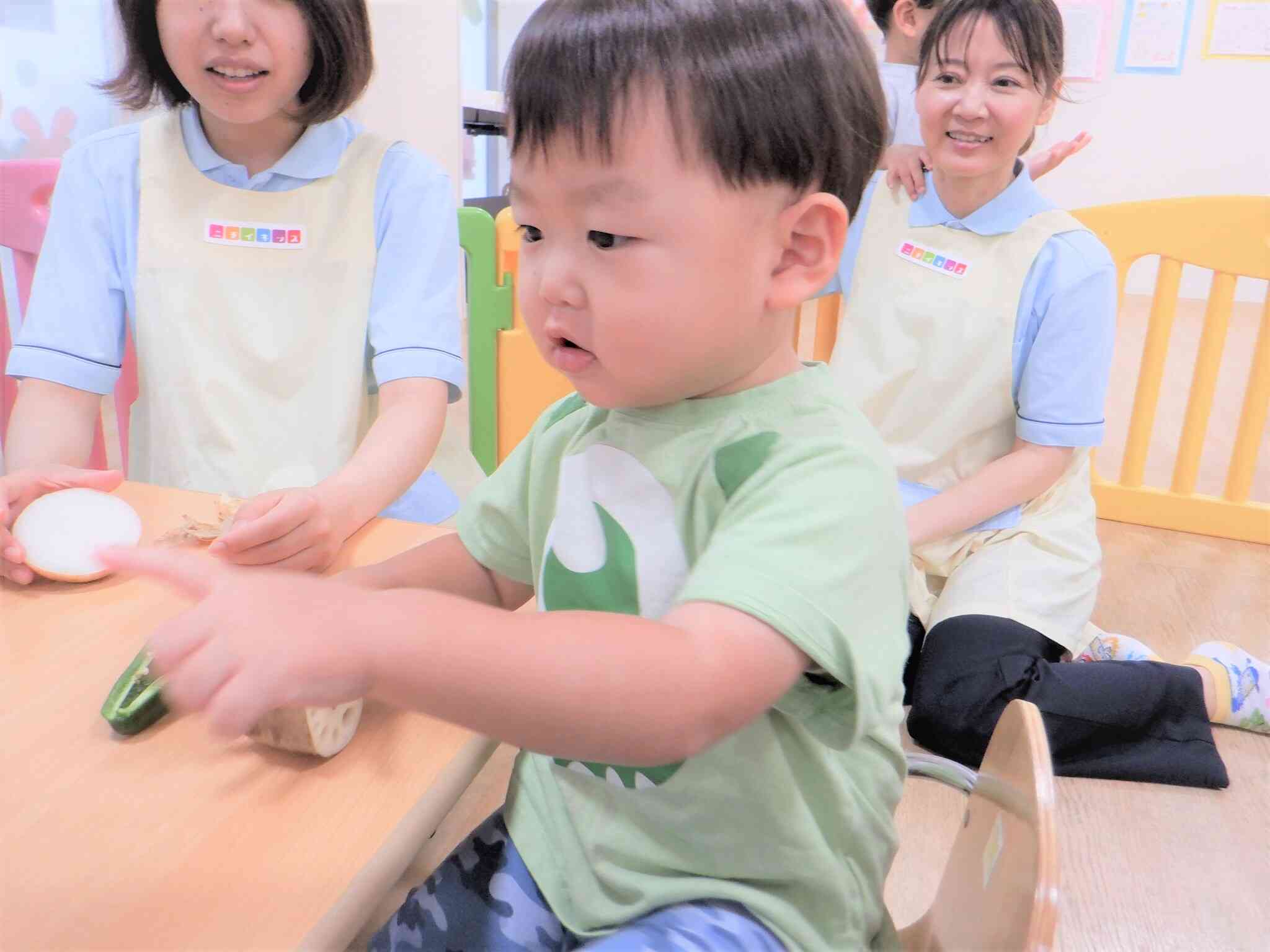 思い思いに触れて過ごしていました。