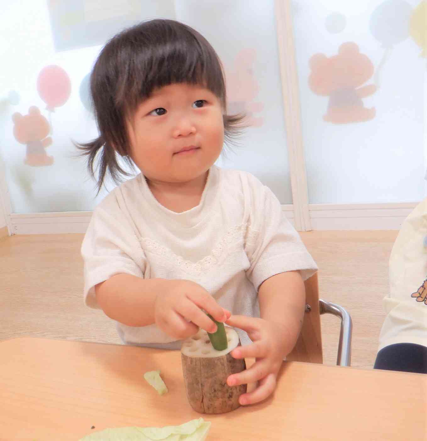 【食育】やさいのおなか～野菜の中身を知ろう！～