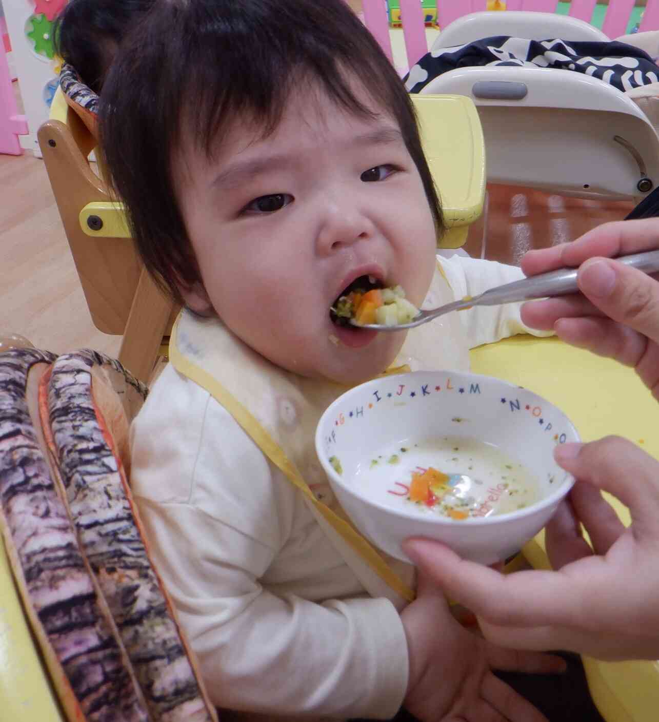 大きなお口であーん！