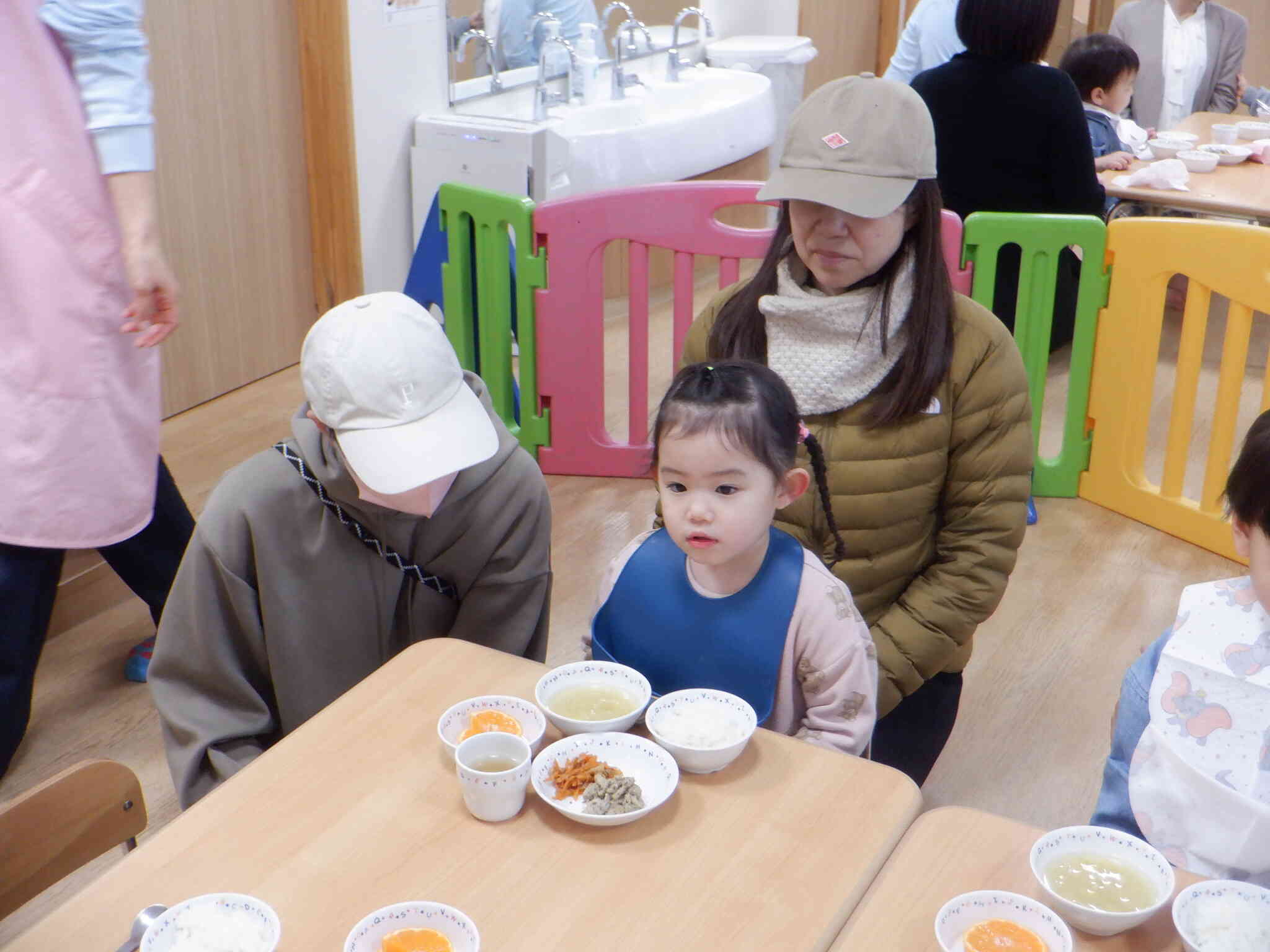 みんなで揃っていただきます！