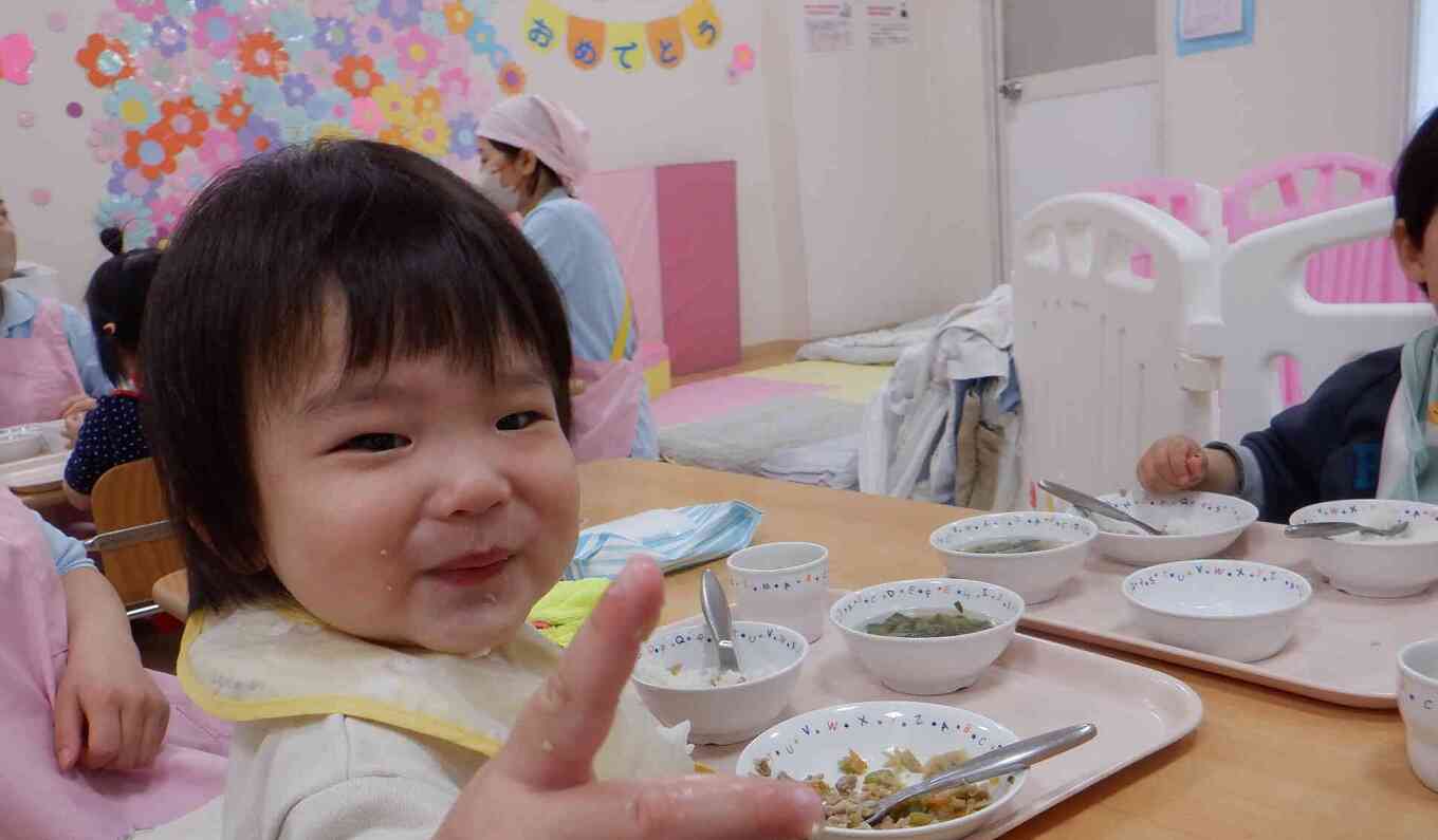 今日の給食の様子☆