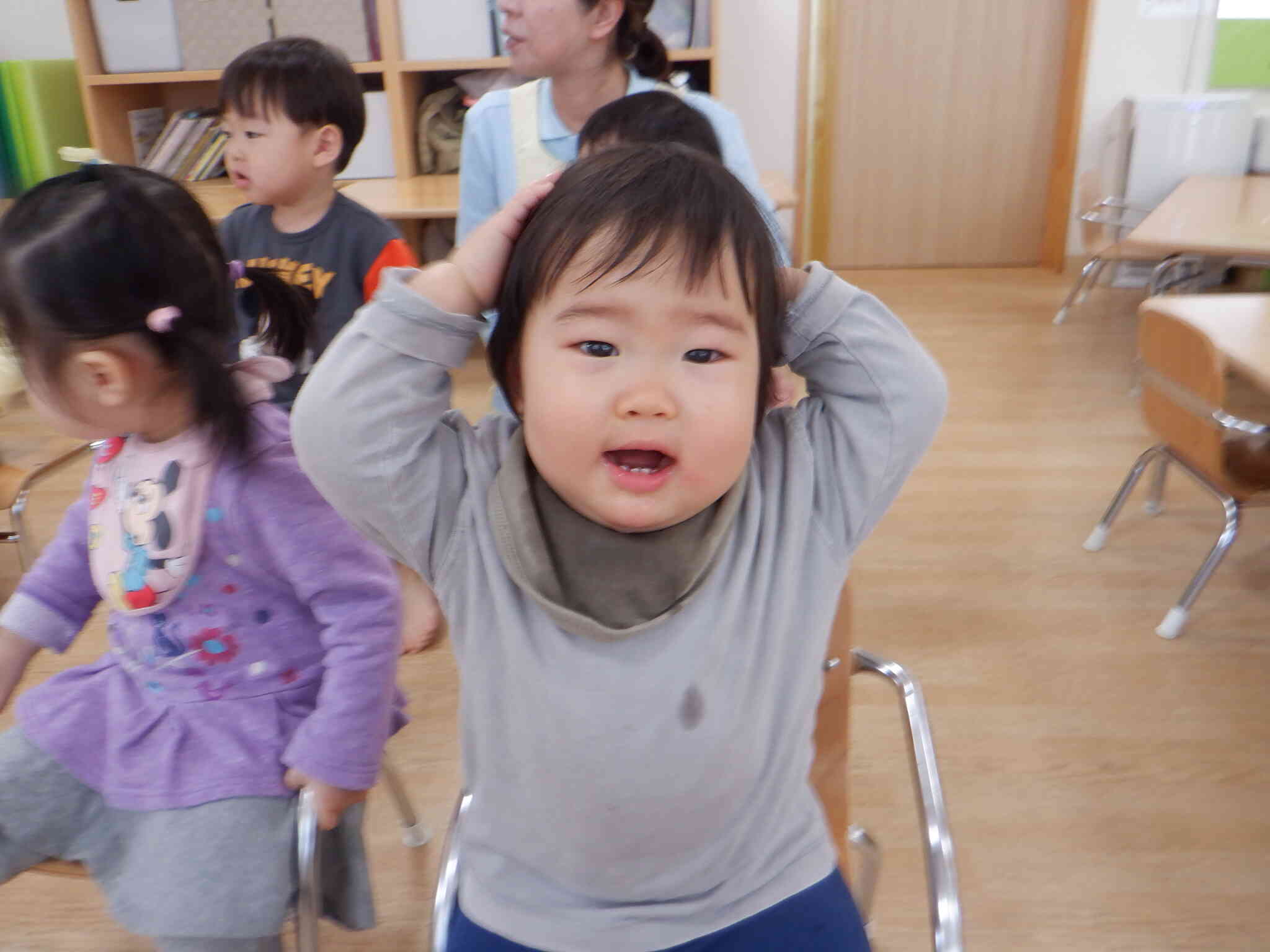 あひる組に進級して・・・