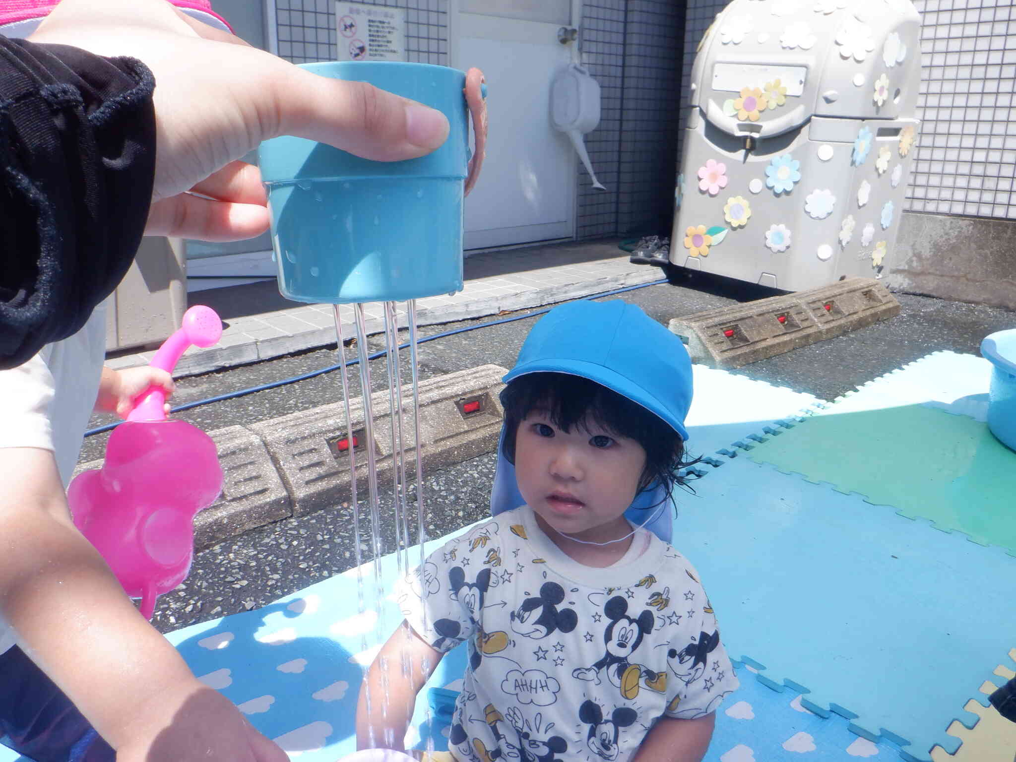 水遊びしたよ