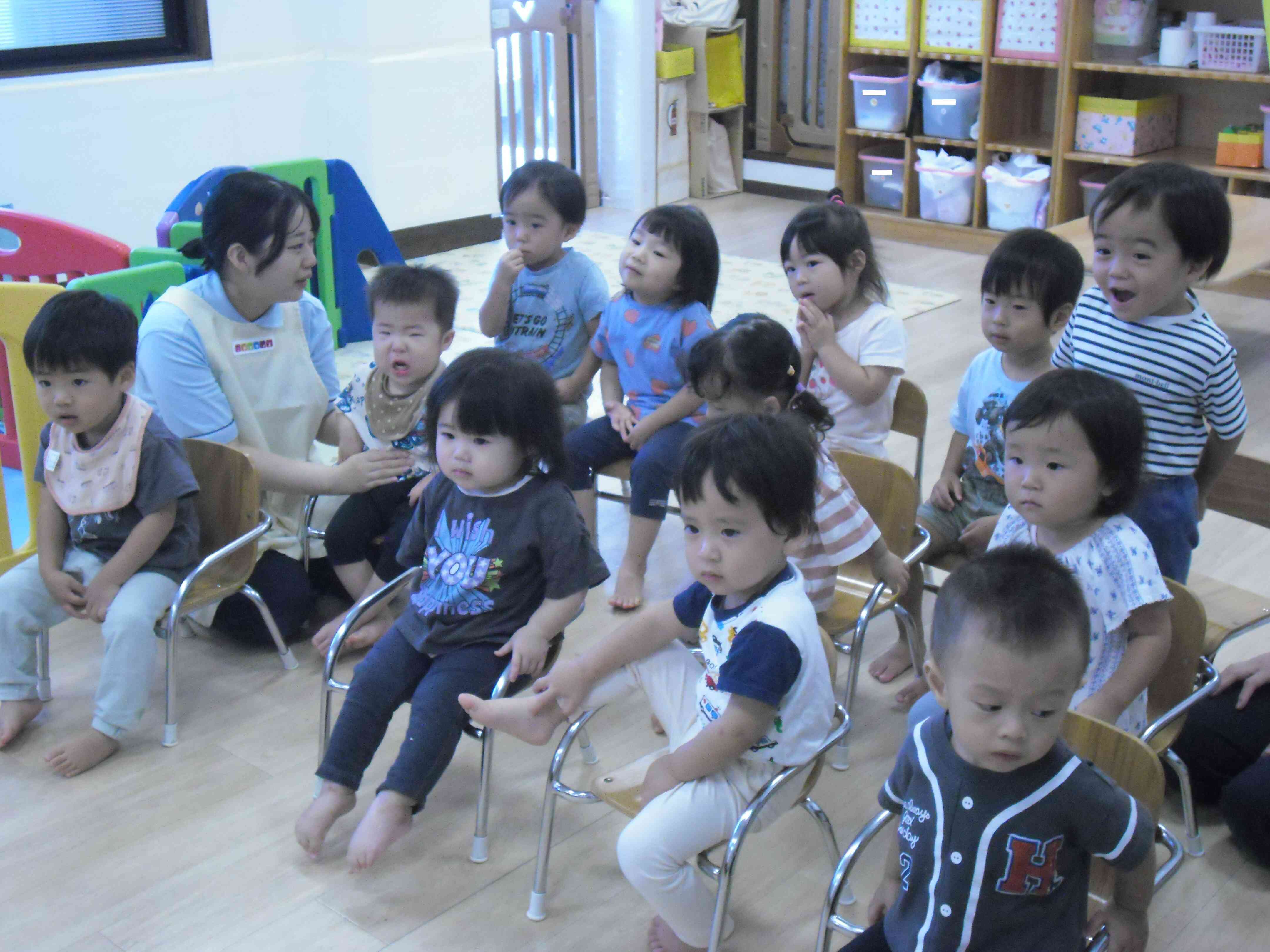 お月見のパネルシアター