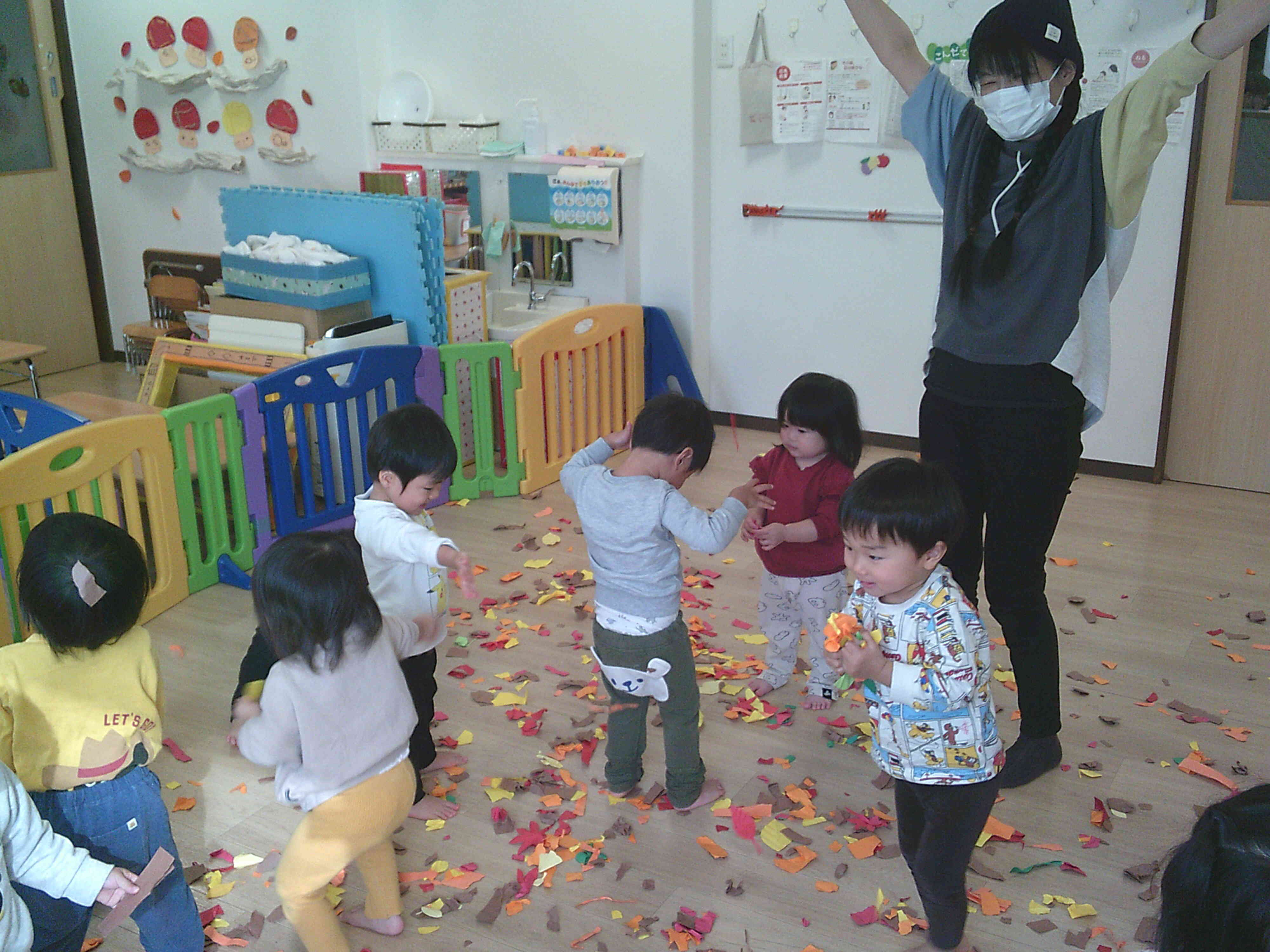 はっぱがたくさん！