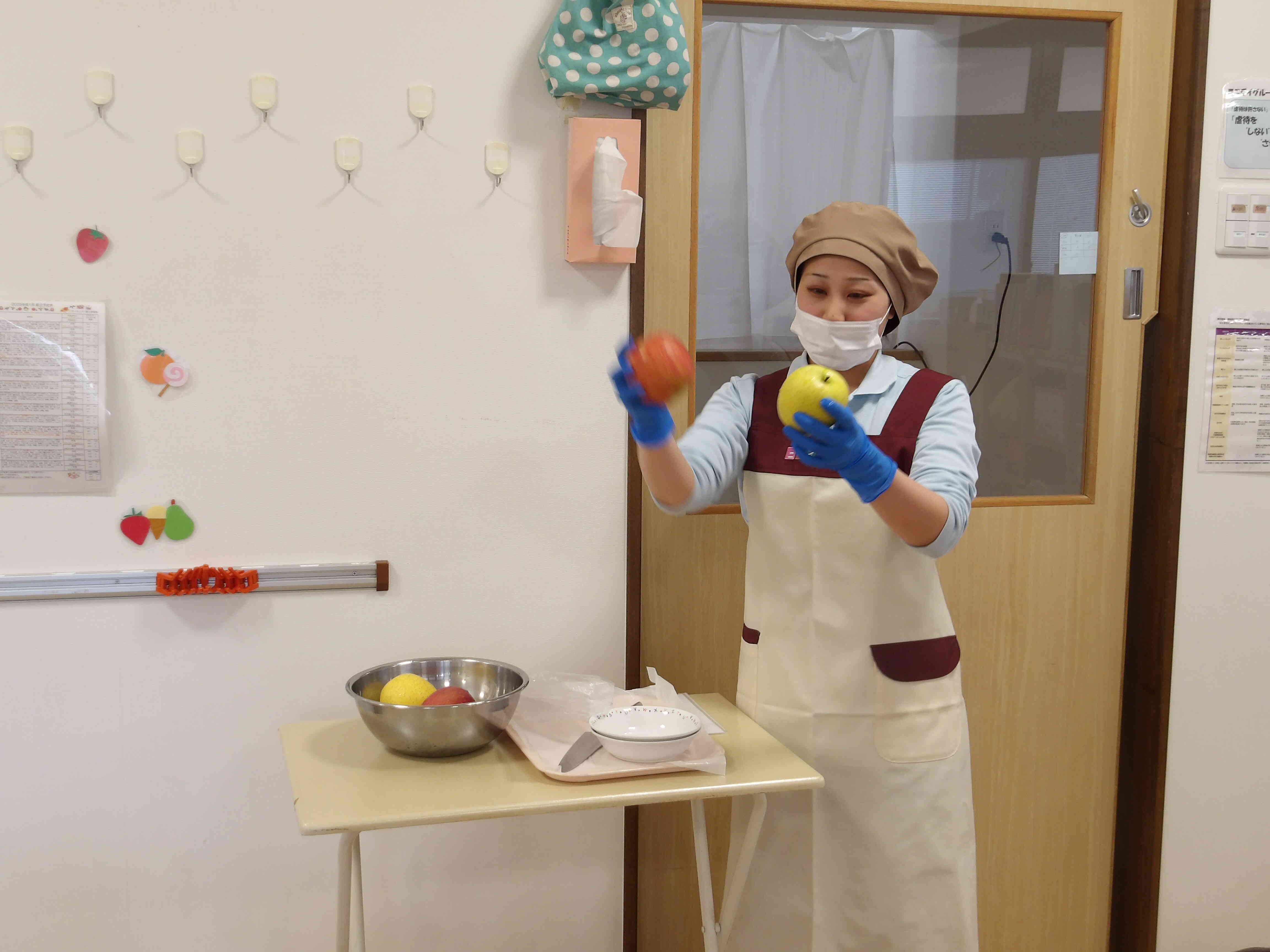 りんごをみてみよう！