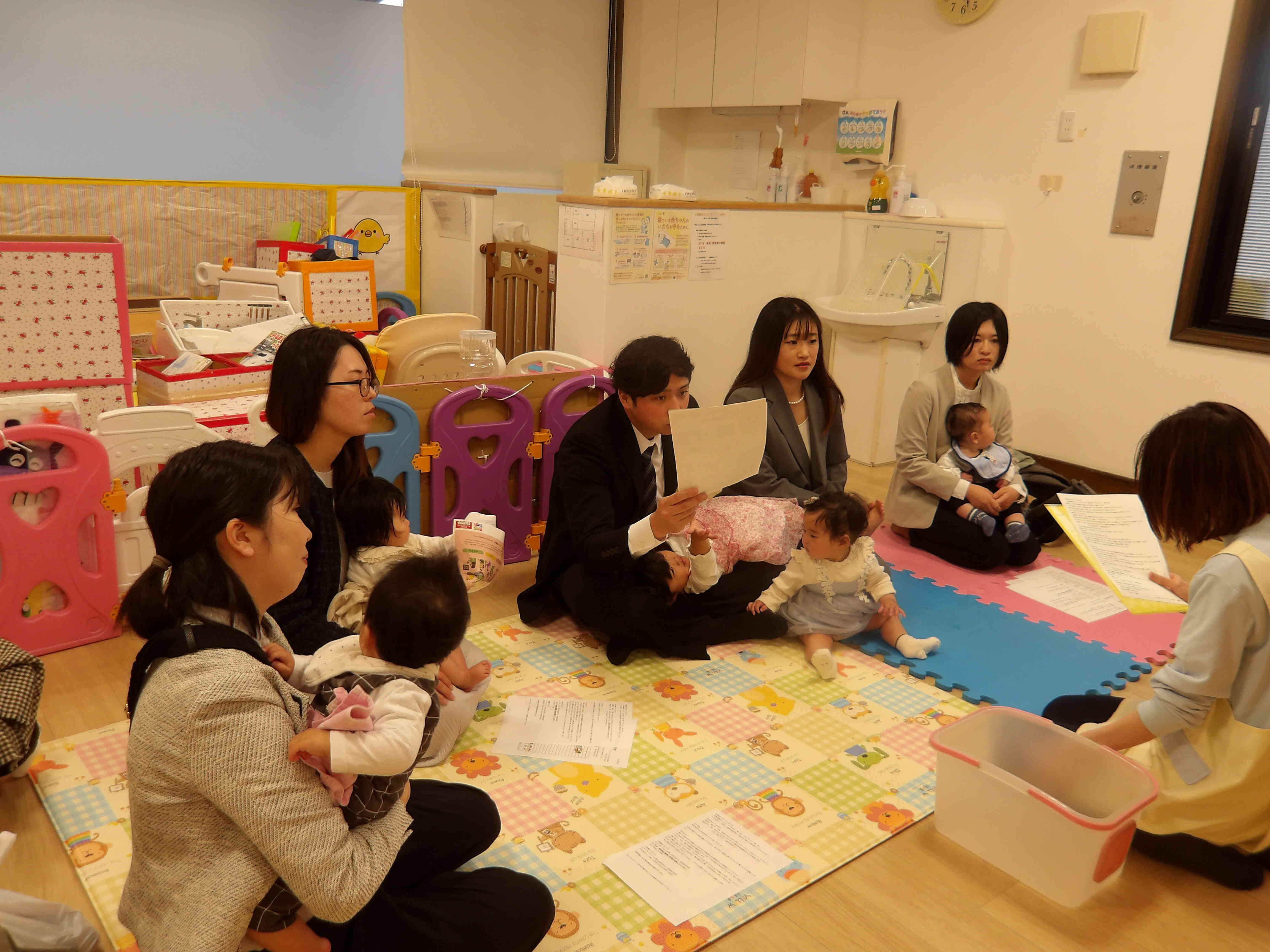 ０歳児さんの懇談