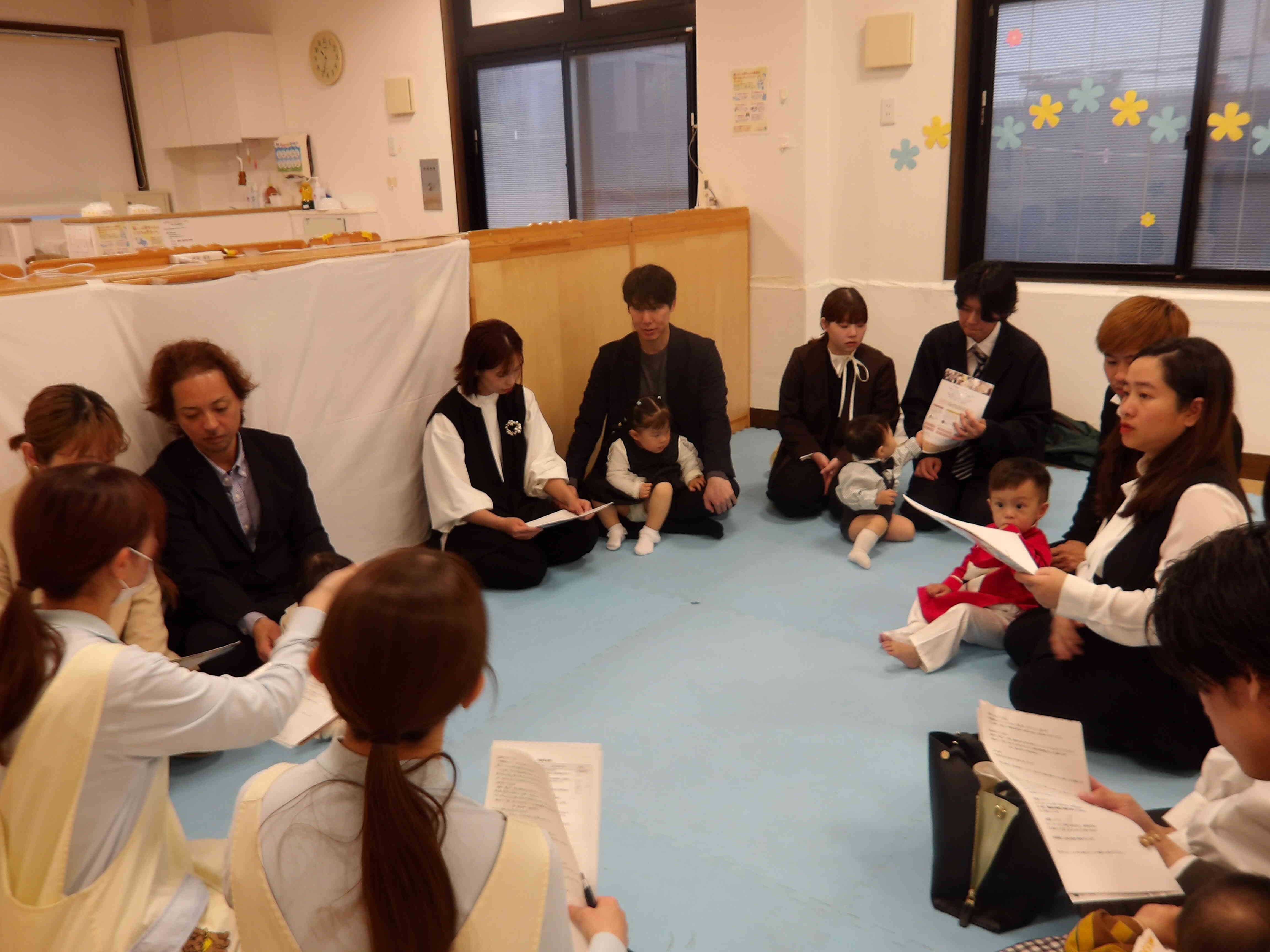 １歳児さんの懇談