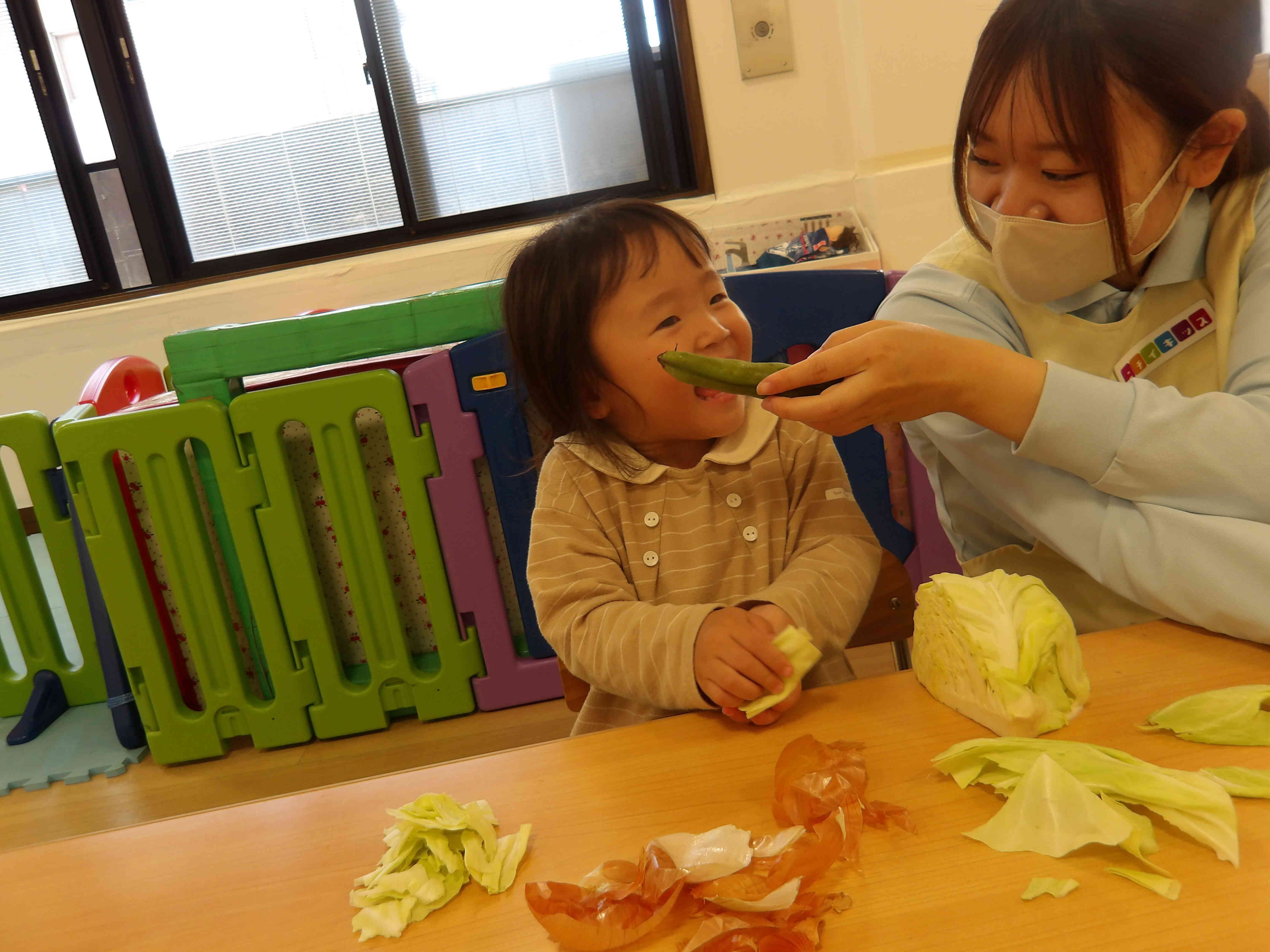 野菜に触れる～食育～