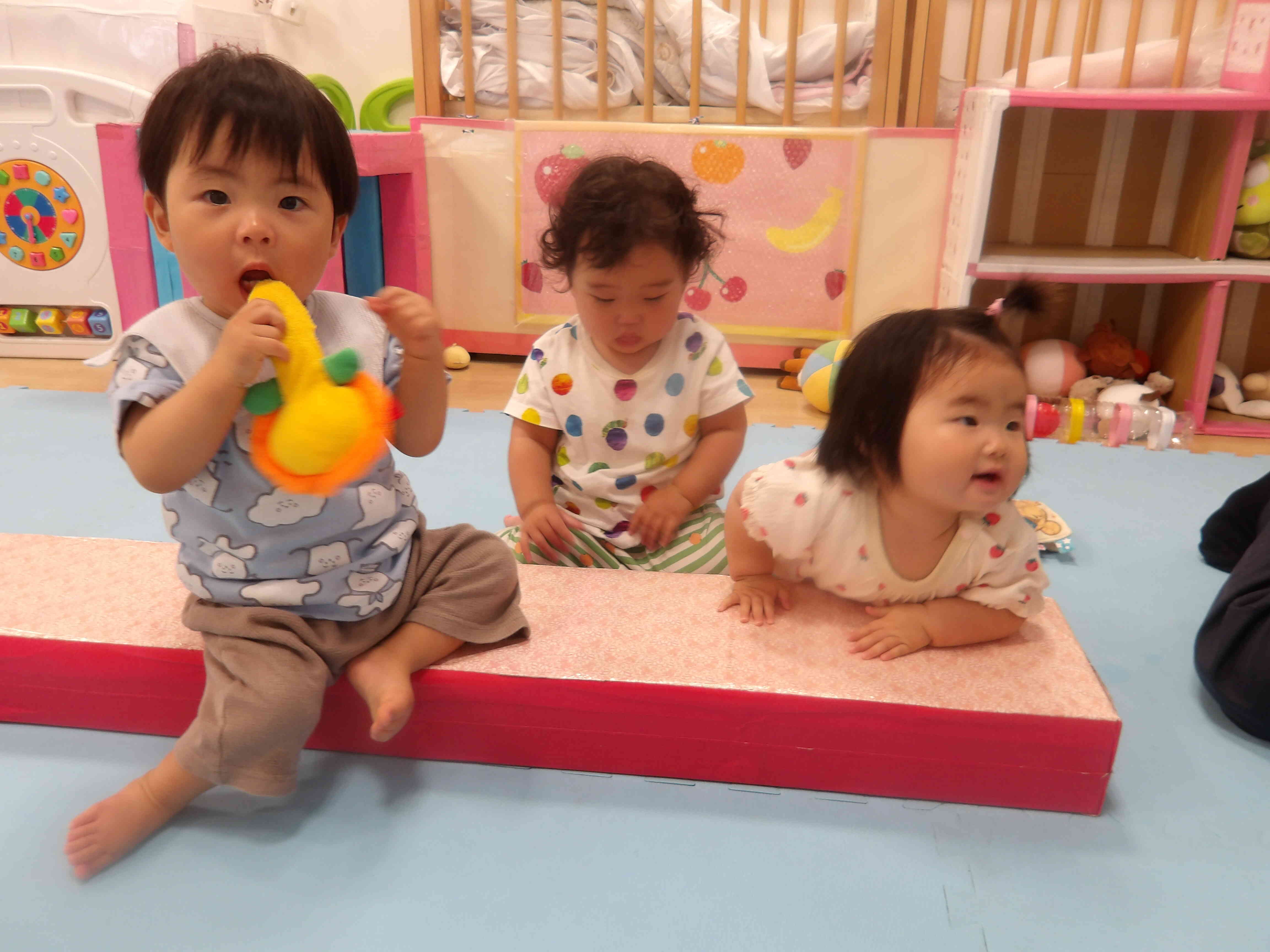活発に動けるようになってきた!~0歳児~