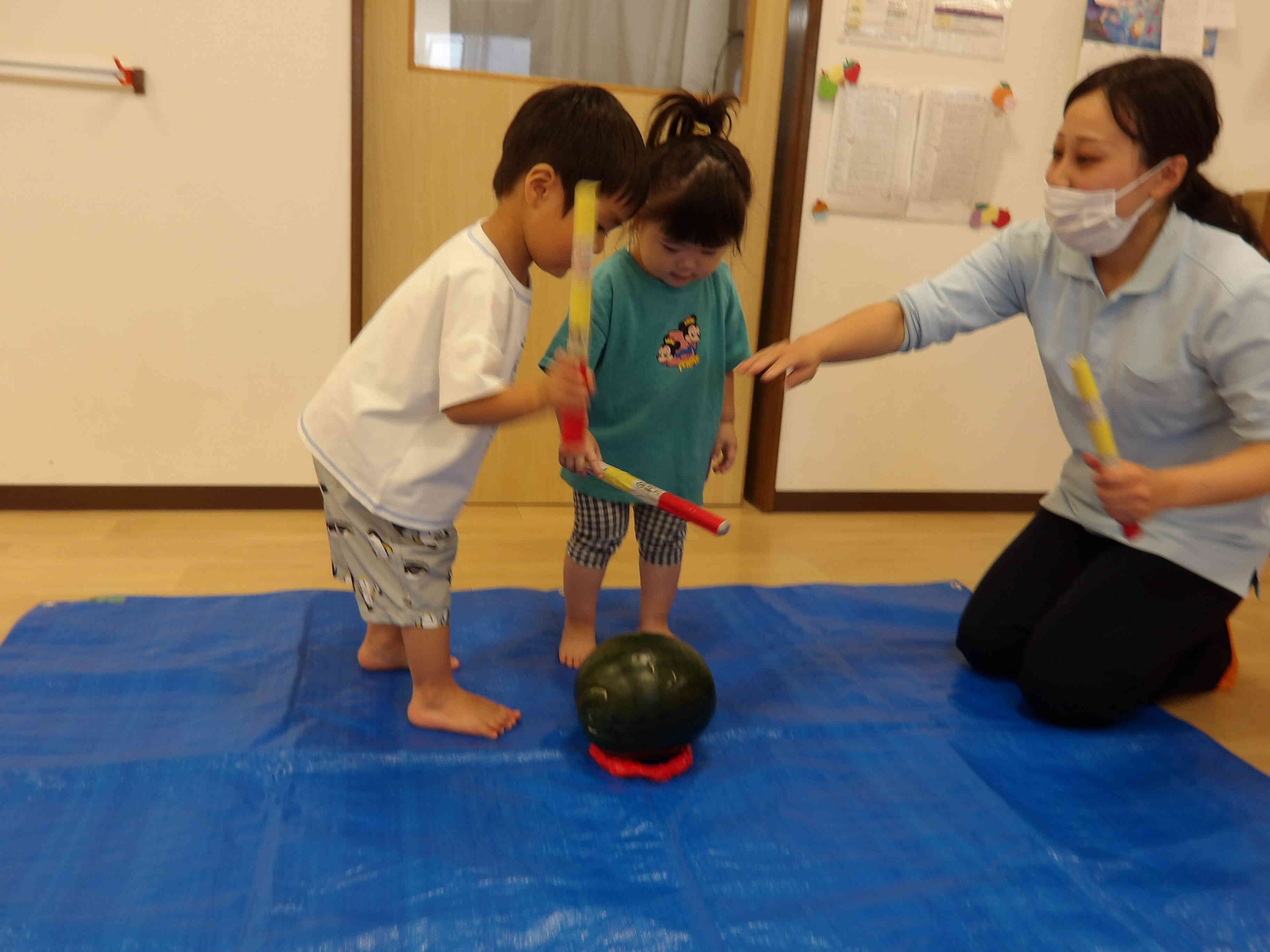 お友だちと一緒に