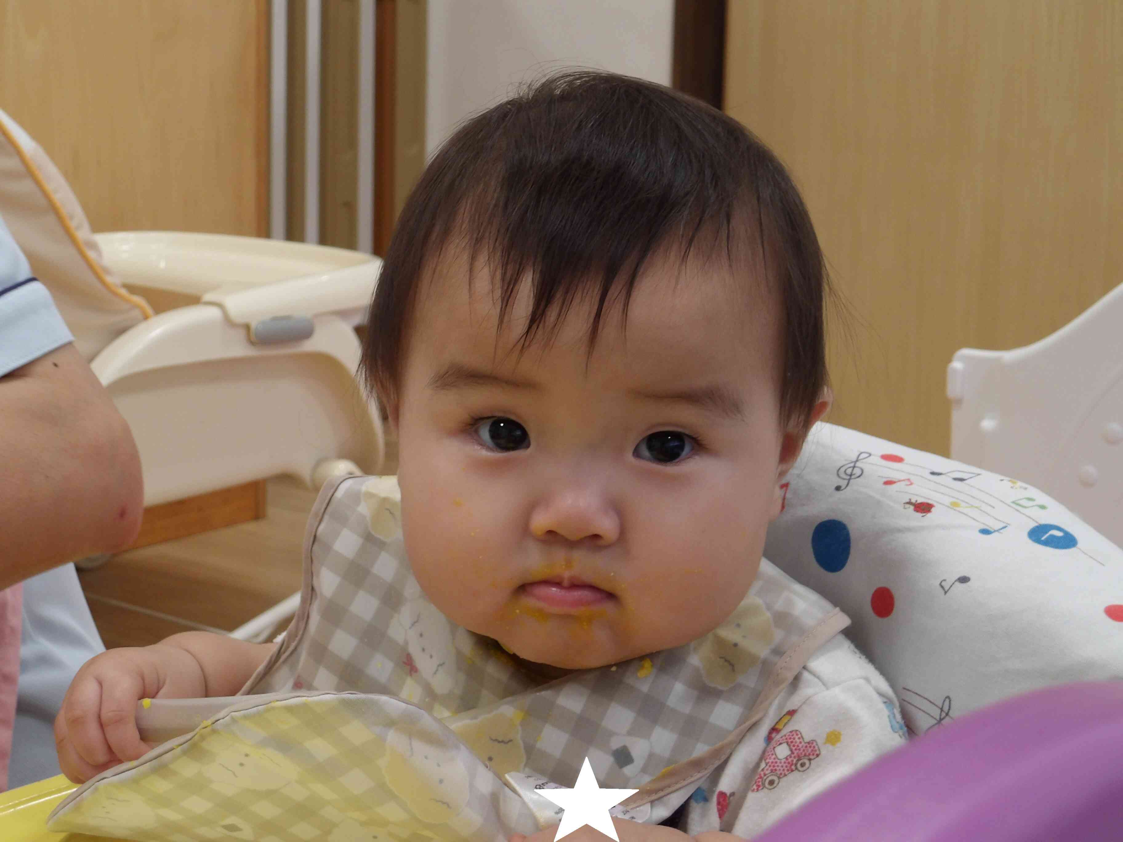 今日から離乳食スタートです