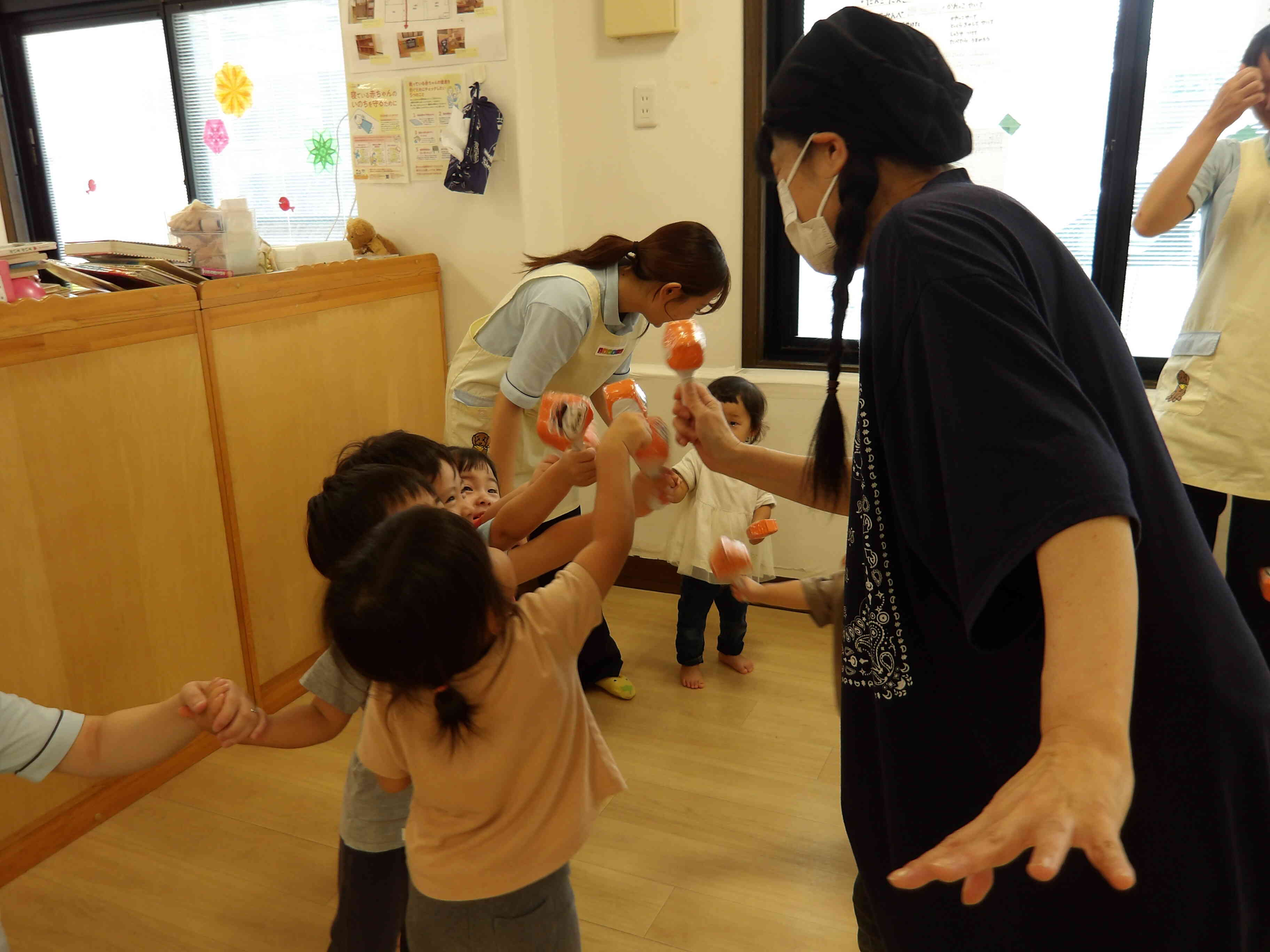 みんなで一緒に