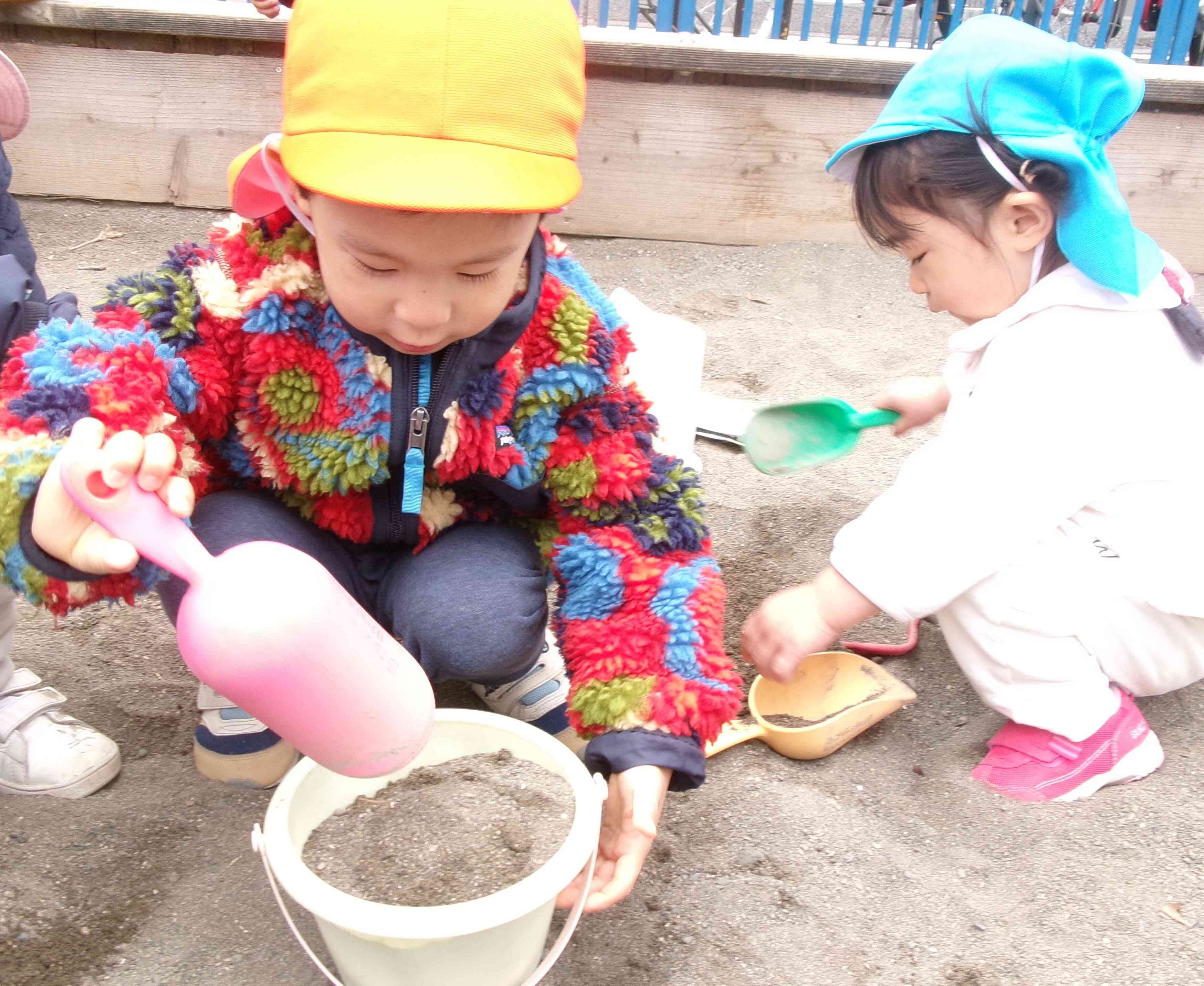 お砂場遊び♪