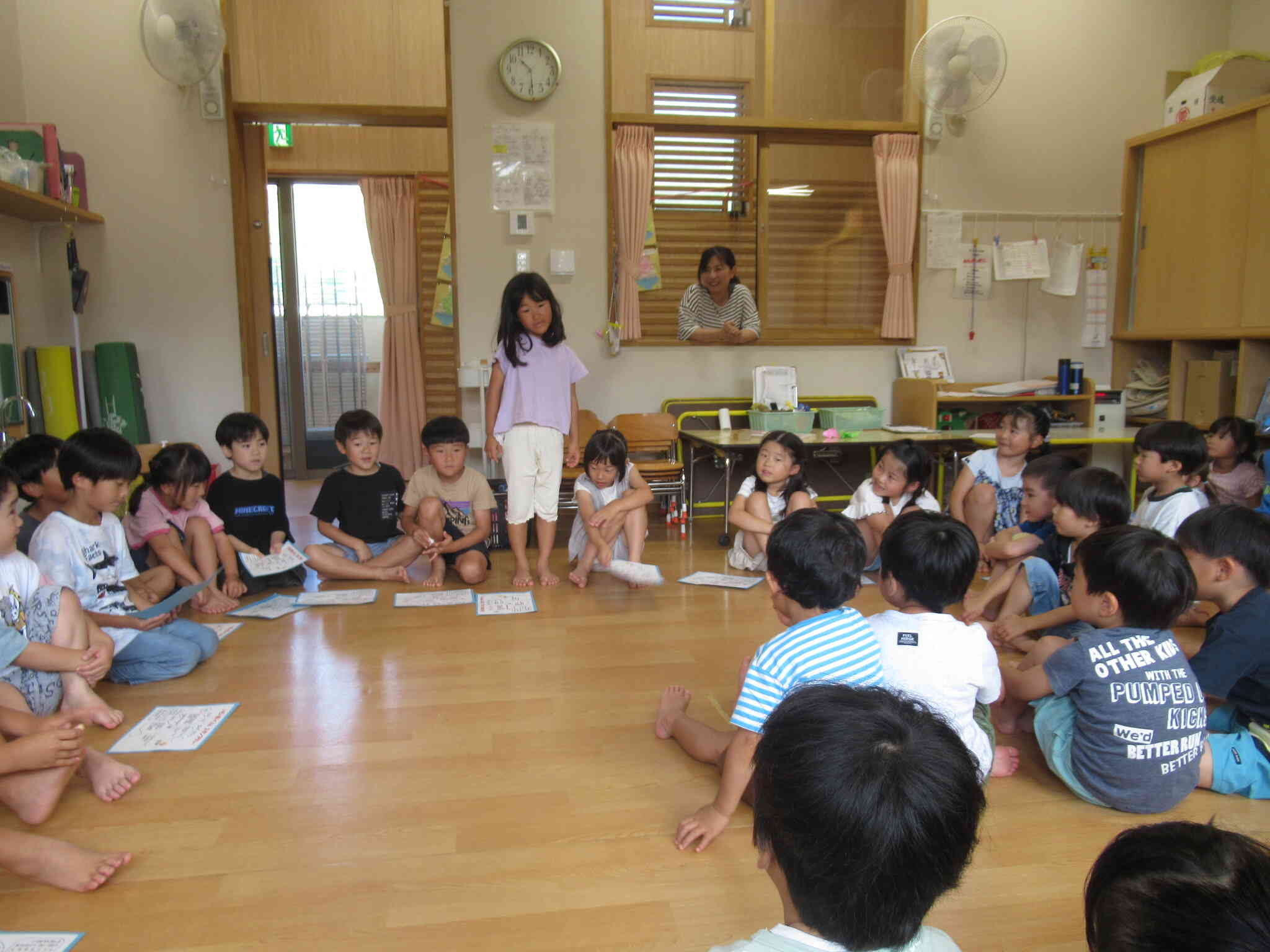 くま組のお友だちに自己紹介。私(僕)のこと、覚えてる？・・・もちろん覚えてるよ！
