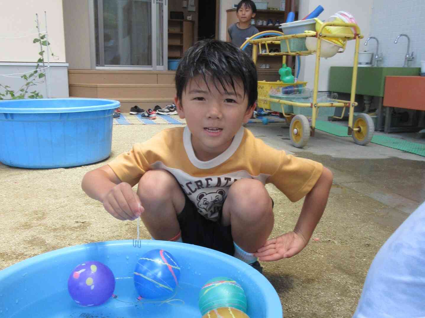 好きなヨーヨーを釣ってね！