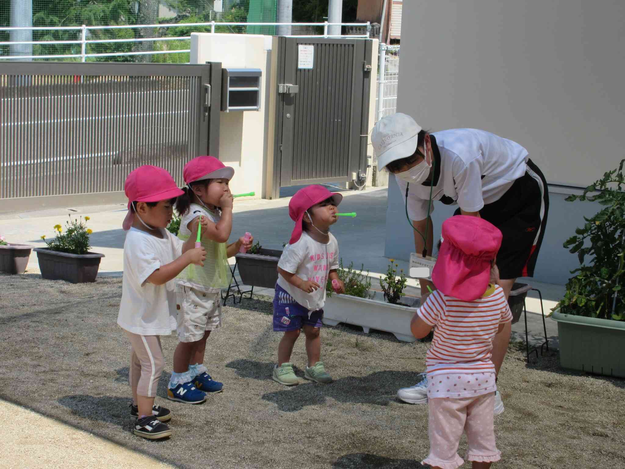 中学生のお兄さんお姉さんが来てくれました！