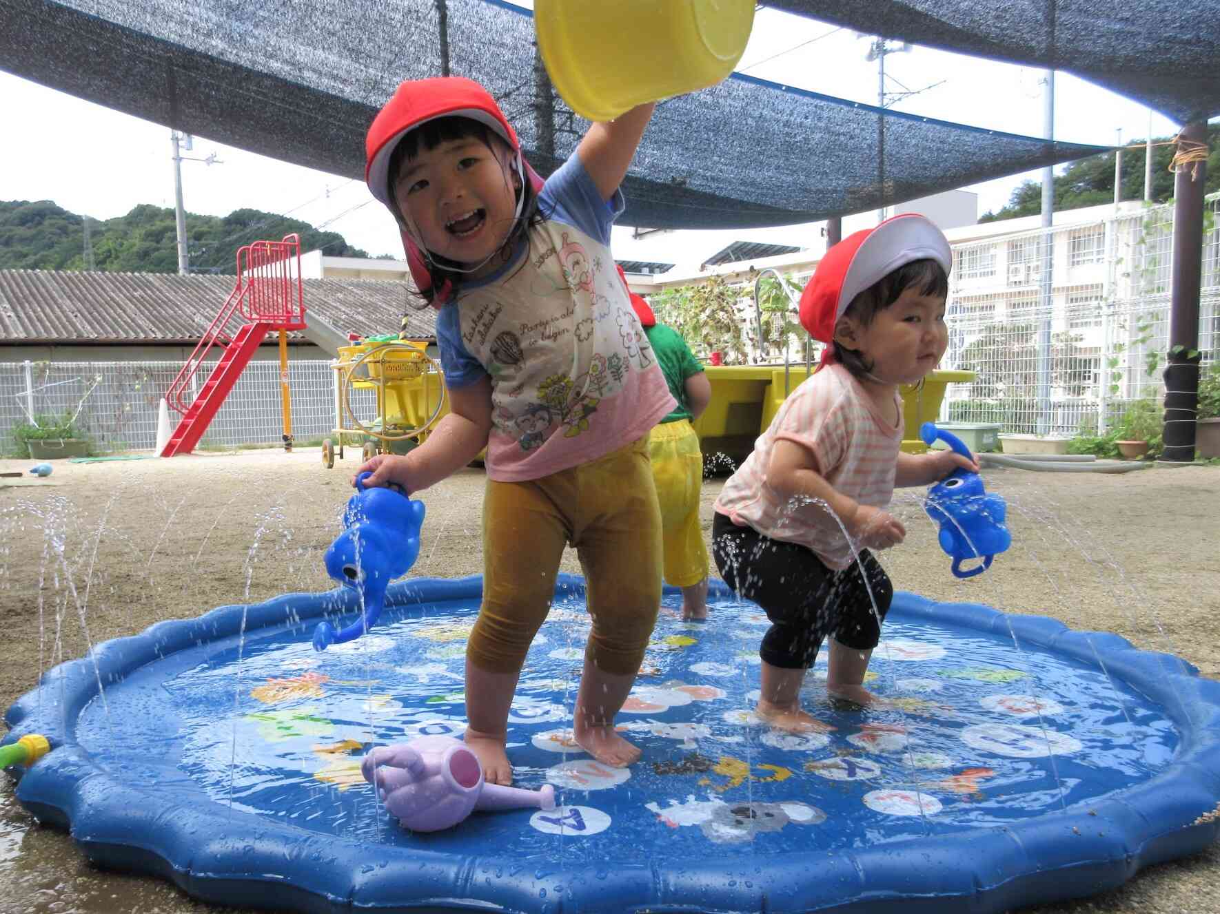 水遊び、だ～いすき♡