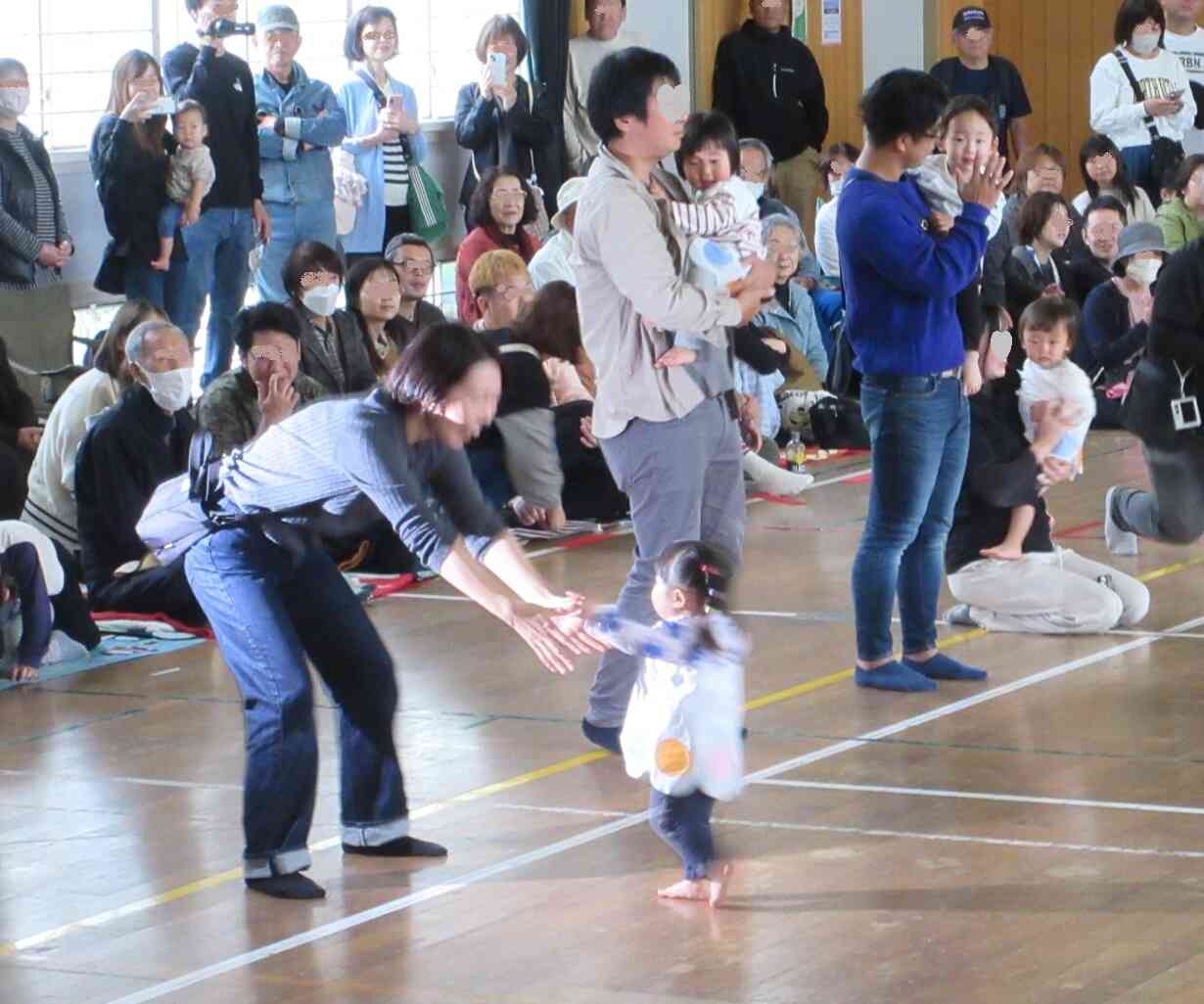 りす組さんはお家の人が待ってくれているところまでよ～い、どん！