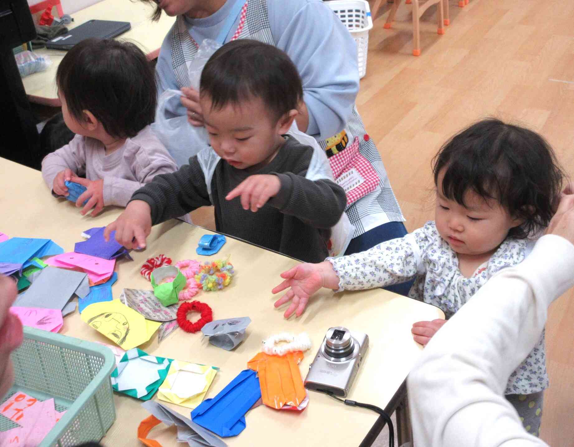 はじめてのお店やさんにドキドキのひよこ組さん