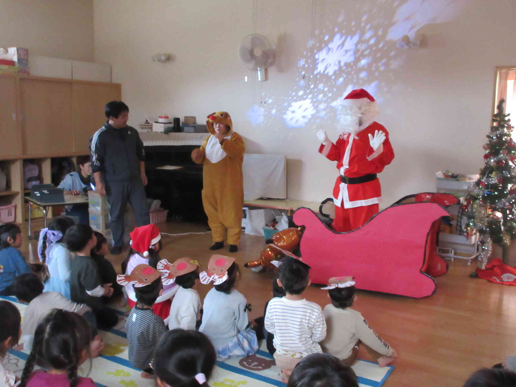 サンタさん登場！