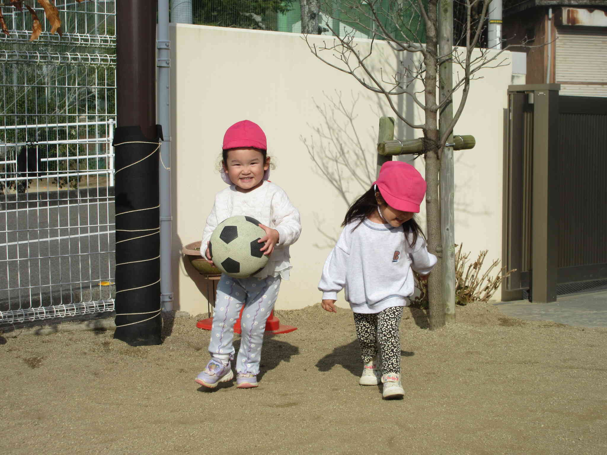 ボールを追いかけて