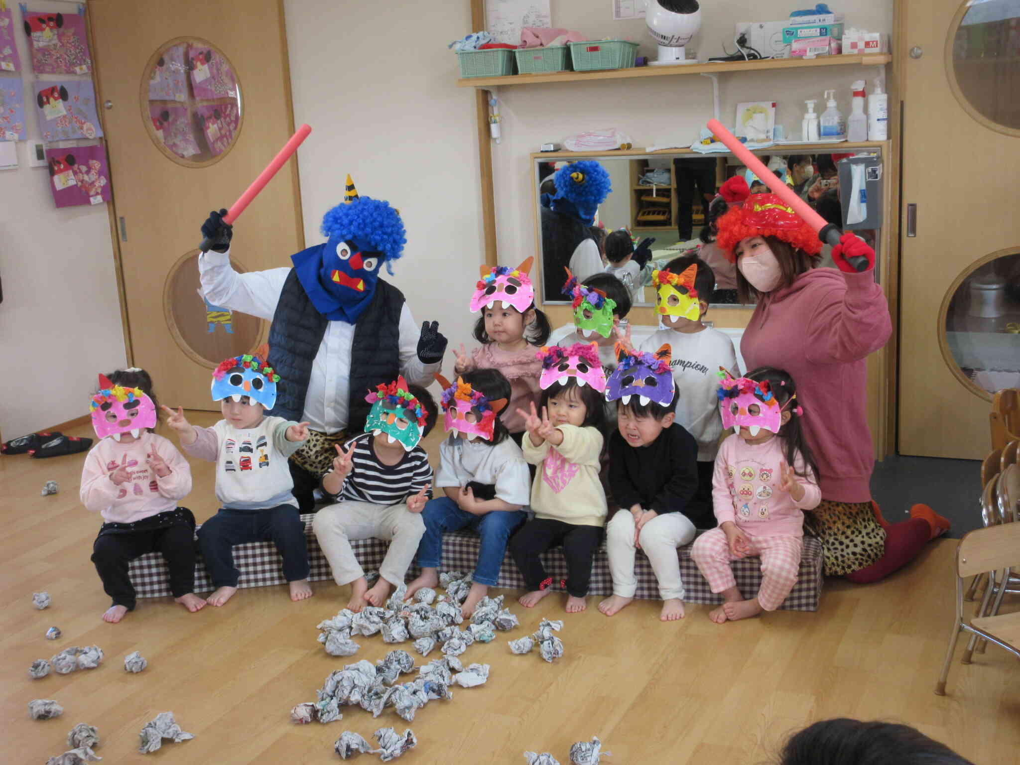 節分(うさぎ組・りす組・ひよこ組)
