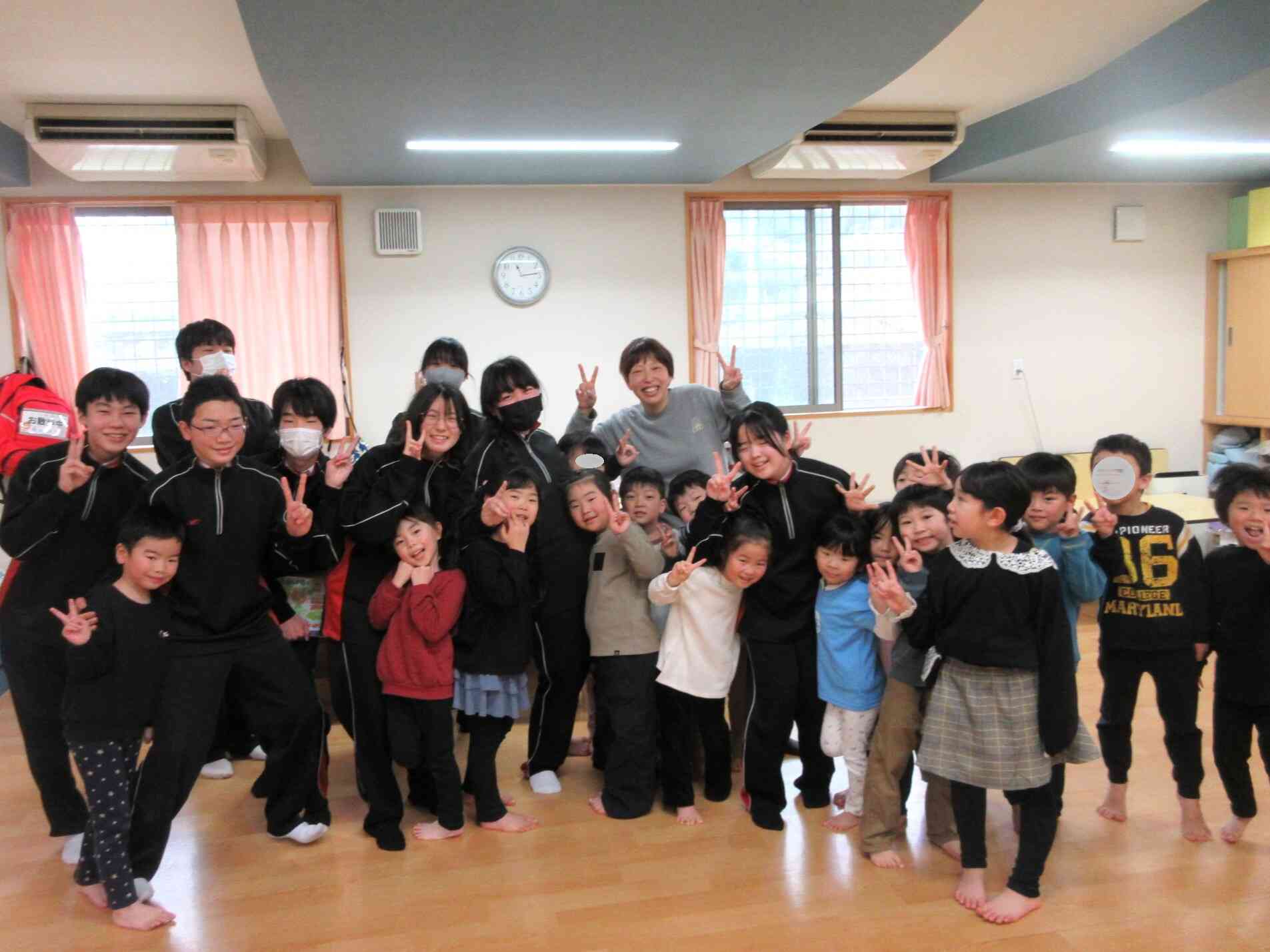 中学生と遊んだよ♪