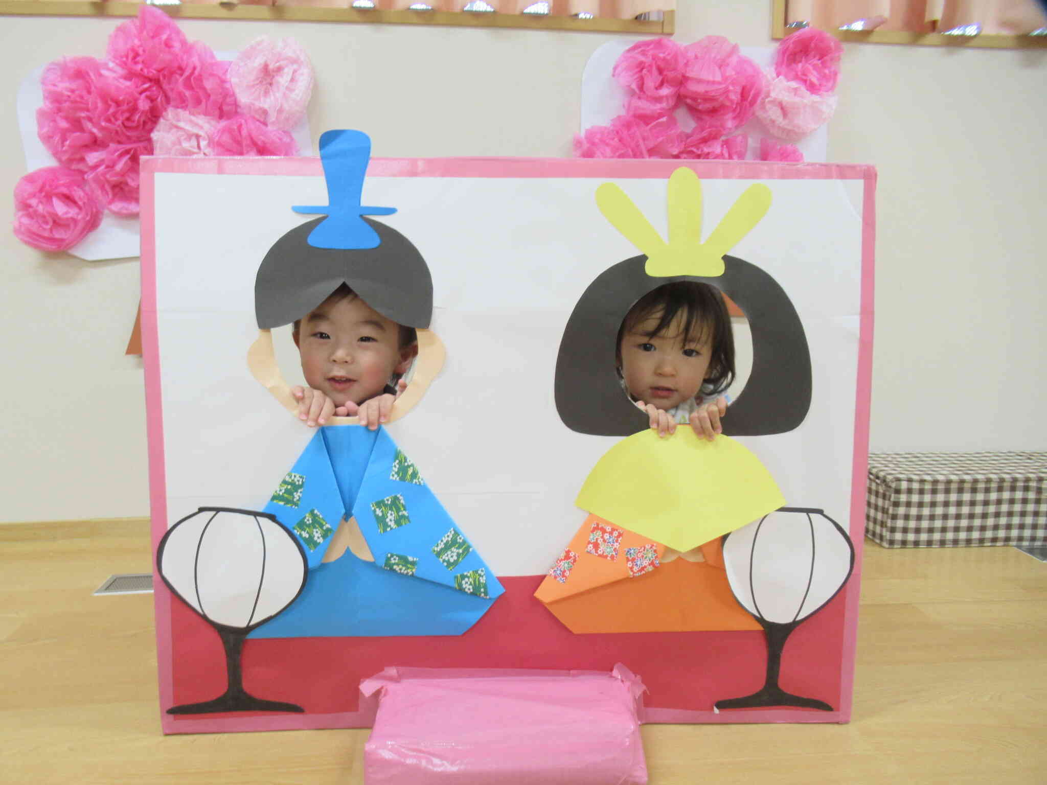 おだいりさまと、おひなさま～♬