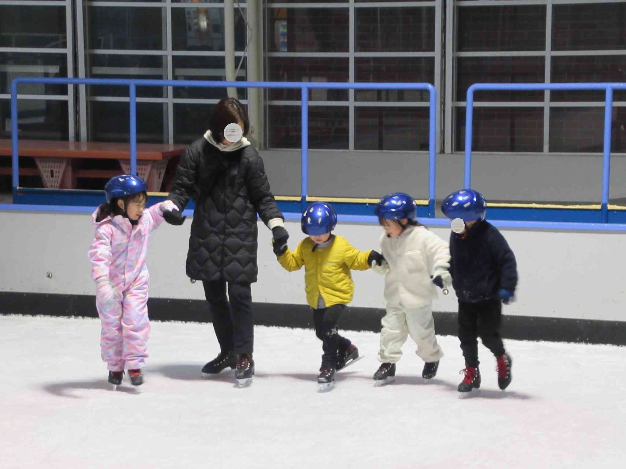 親子でスケート♬