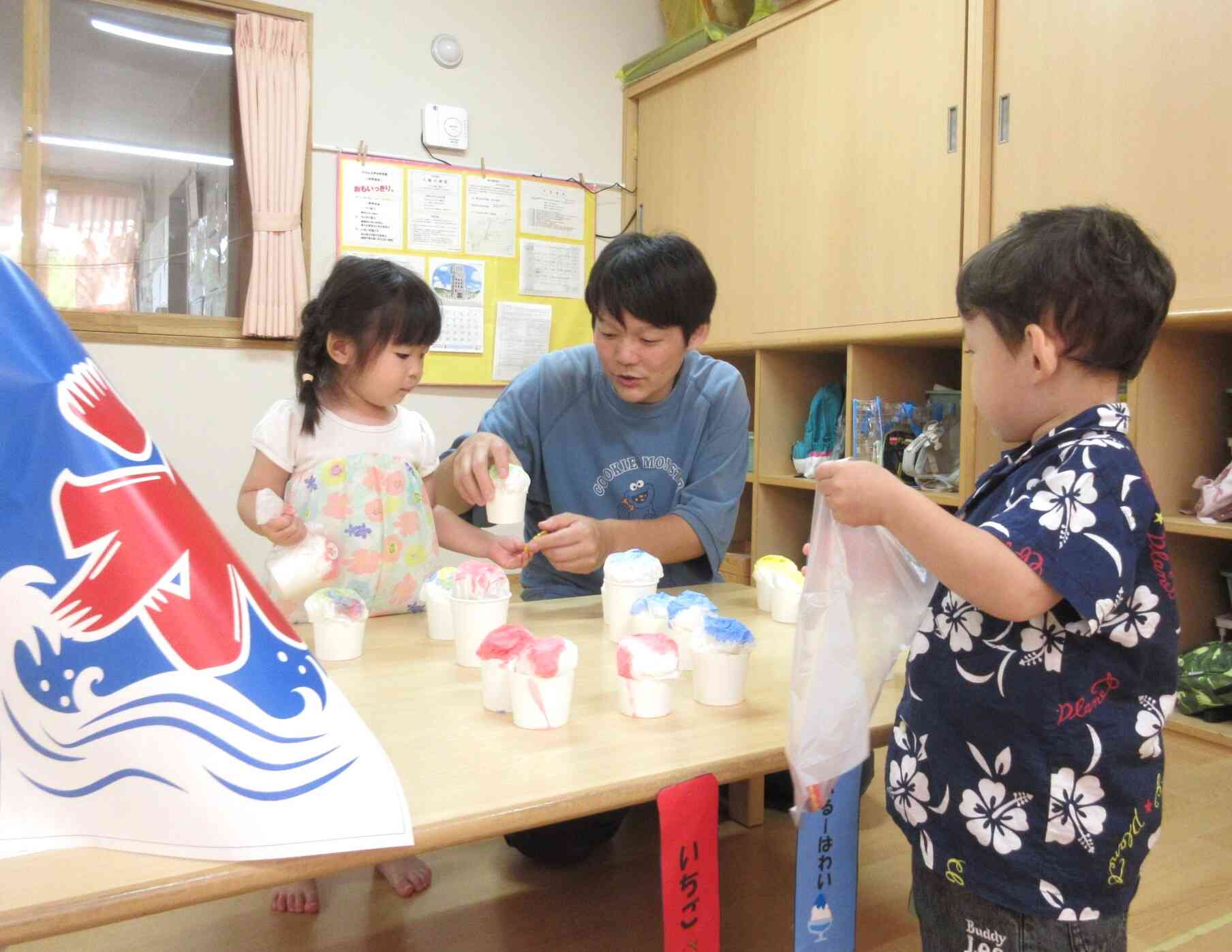 かき氷屋さん（うさぎ組）