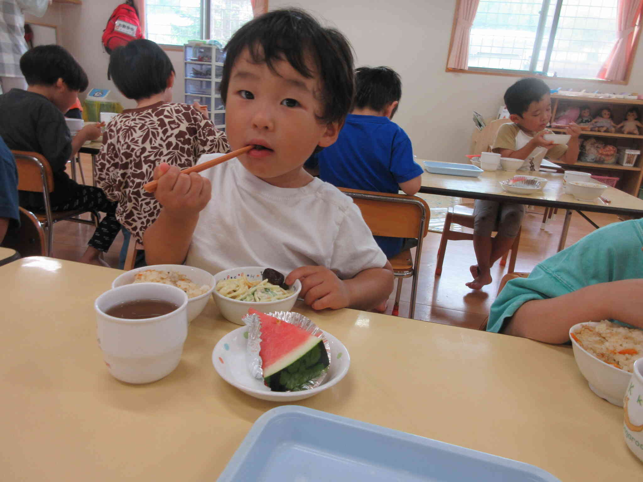 野菜の収穫