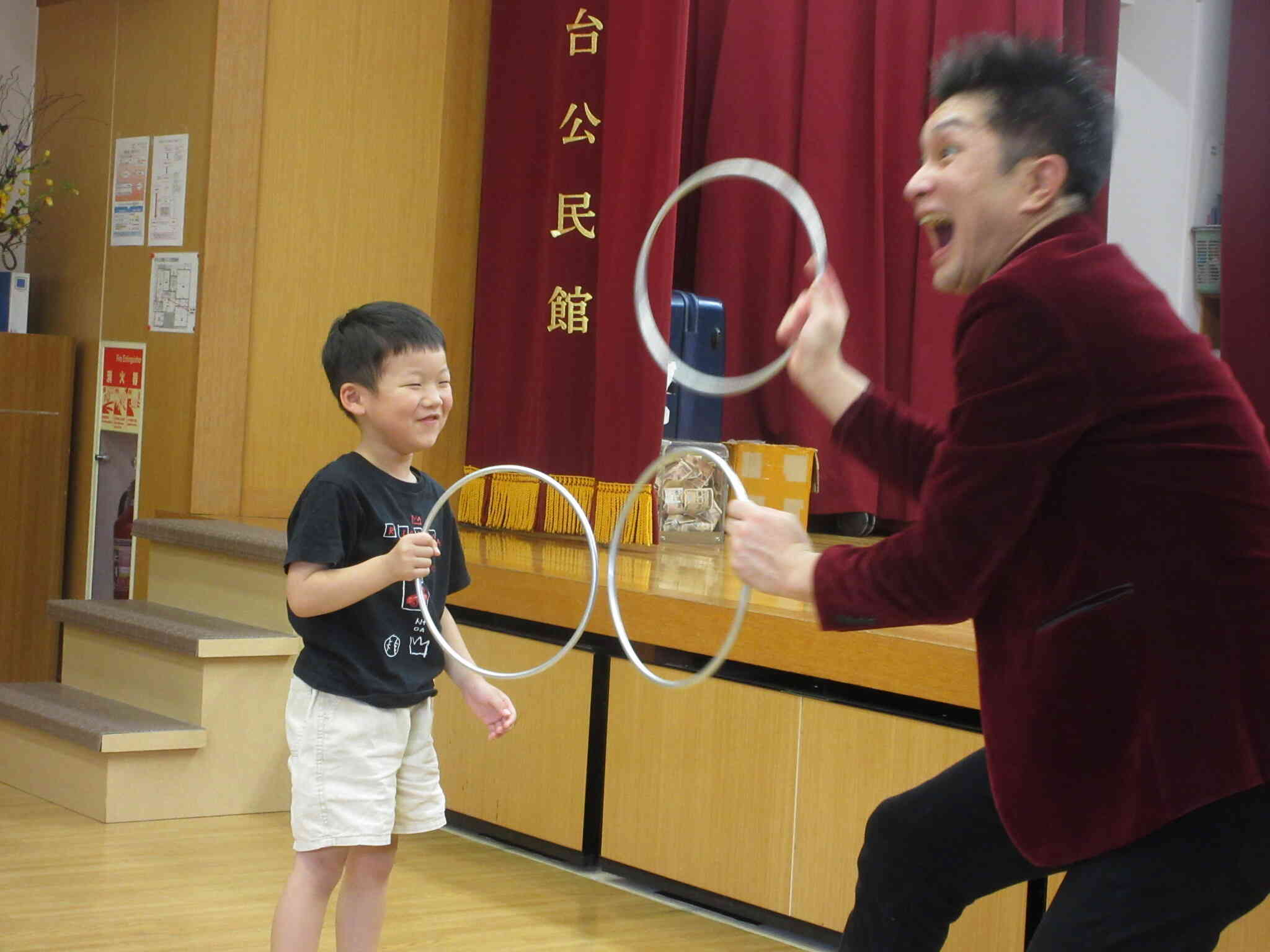 固くつながってたリングが一瞬でほどけた！