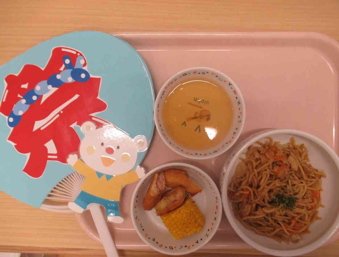 8月のイベント給食