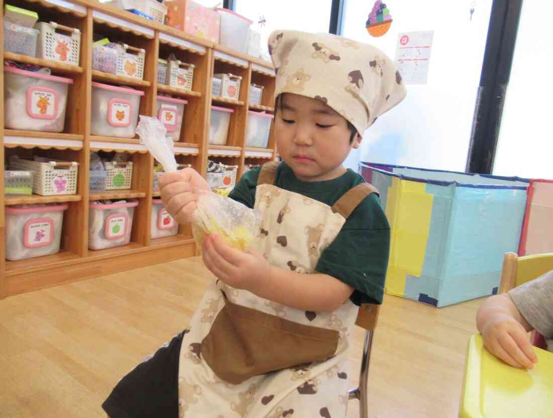 10月の食育【スイートポテト作り】