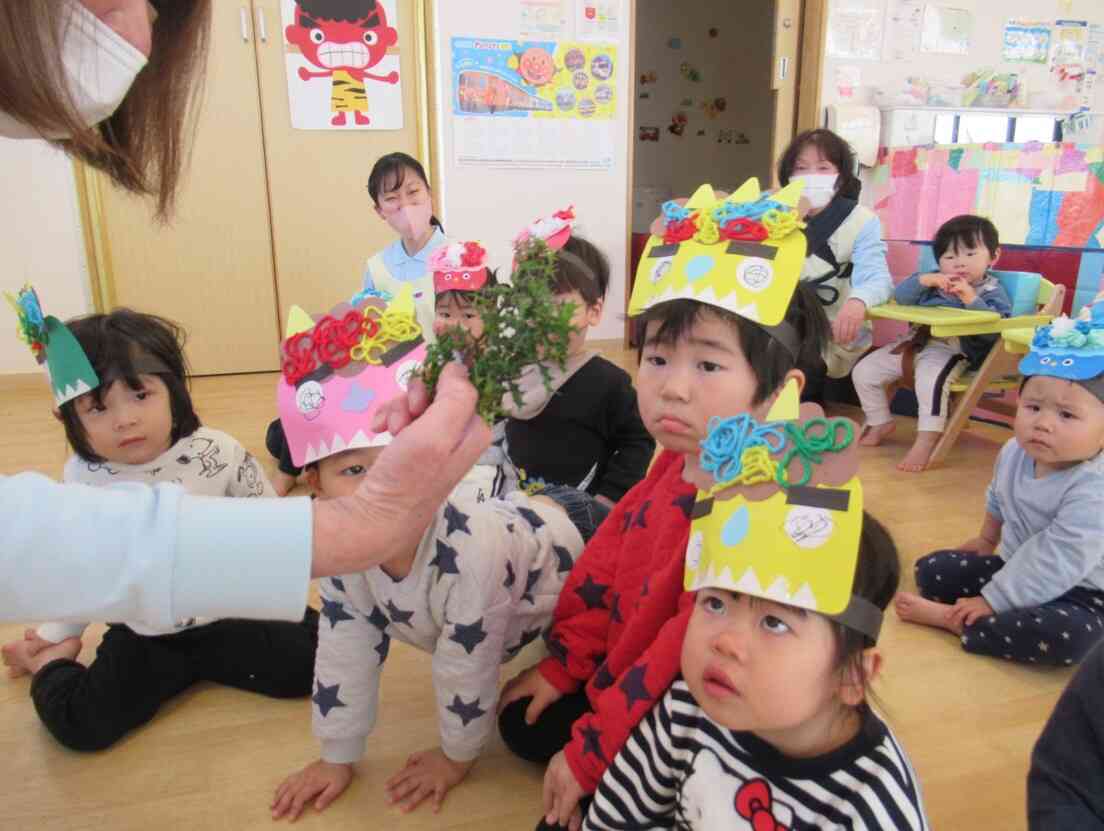 まめまきをしたよ