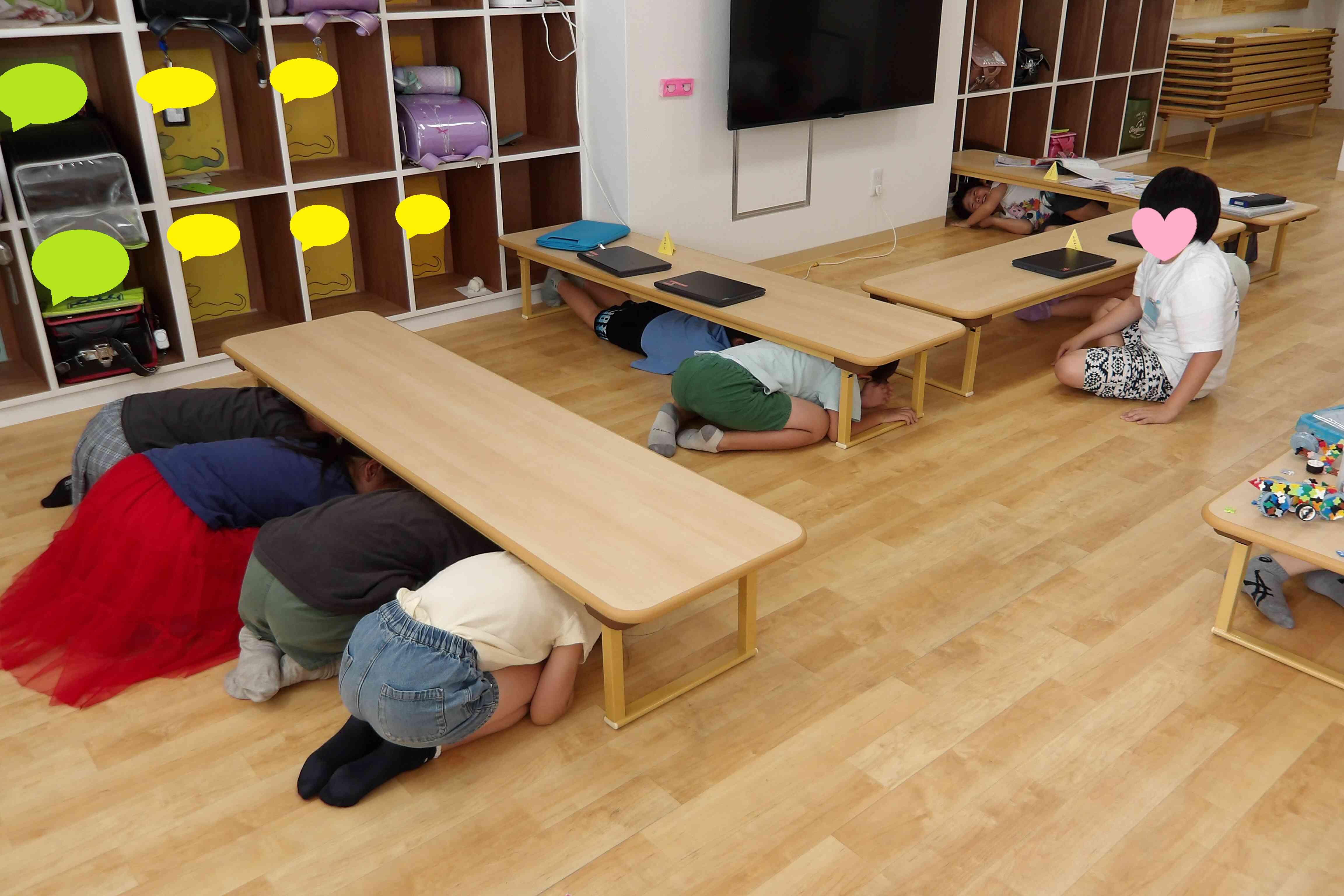 防災訓練をおこないました