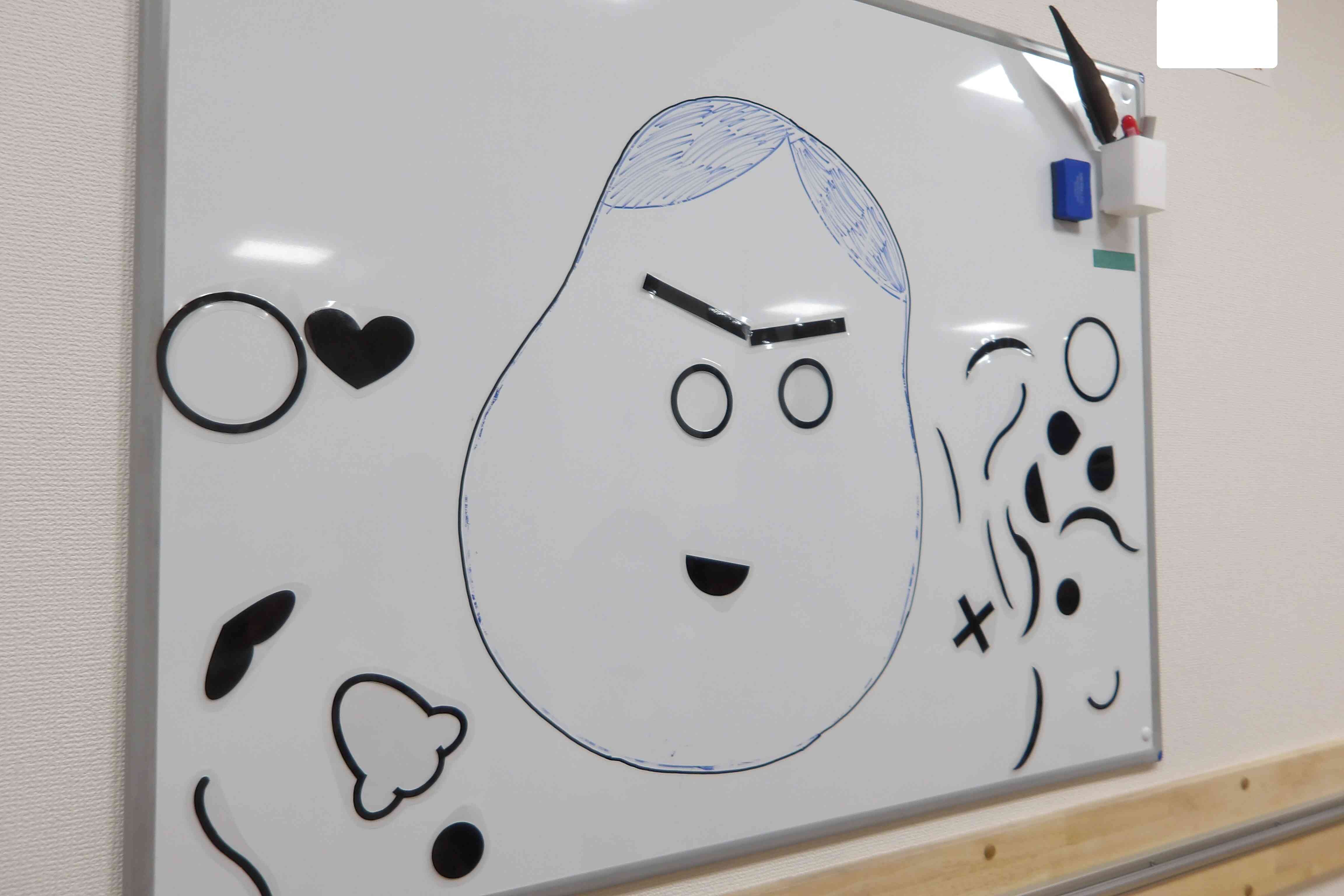 きりっとしたおかめさんに