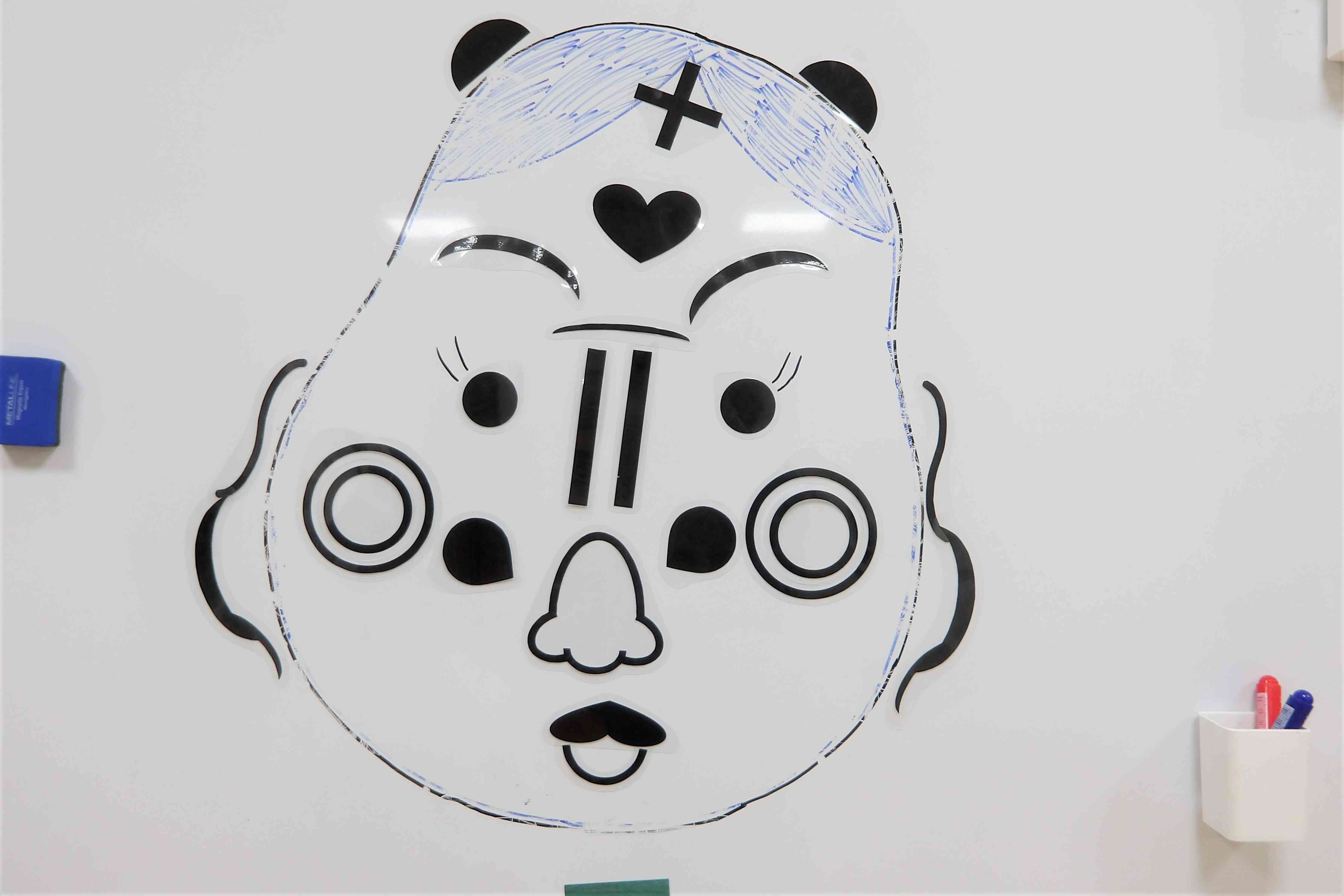 「無題」　ペンでまつ毛まで！