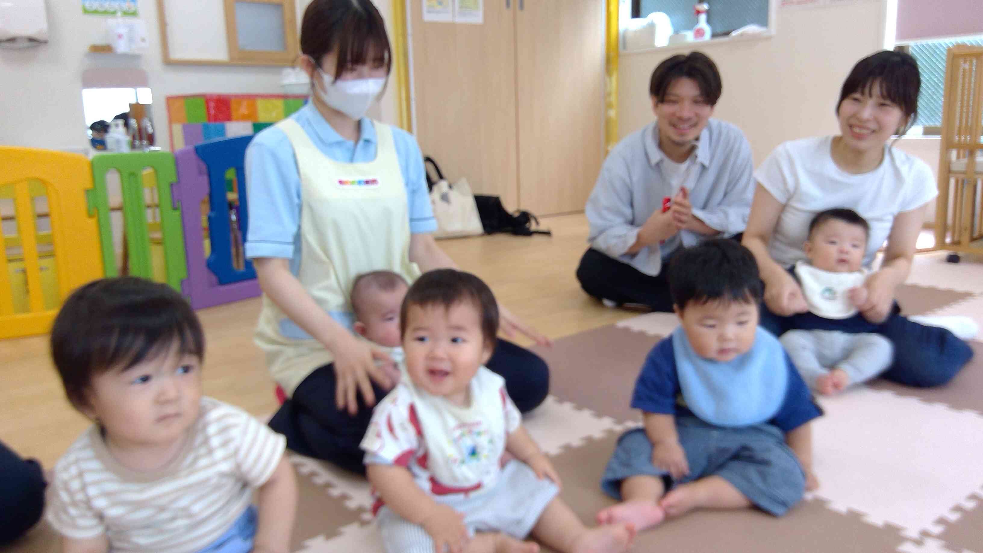 朝の会にも参加したね。これからたくさんの経験をしていこうね