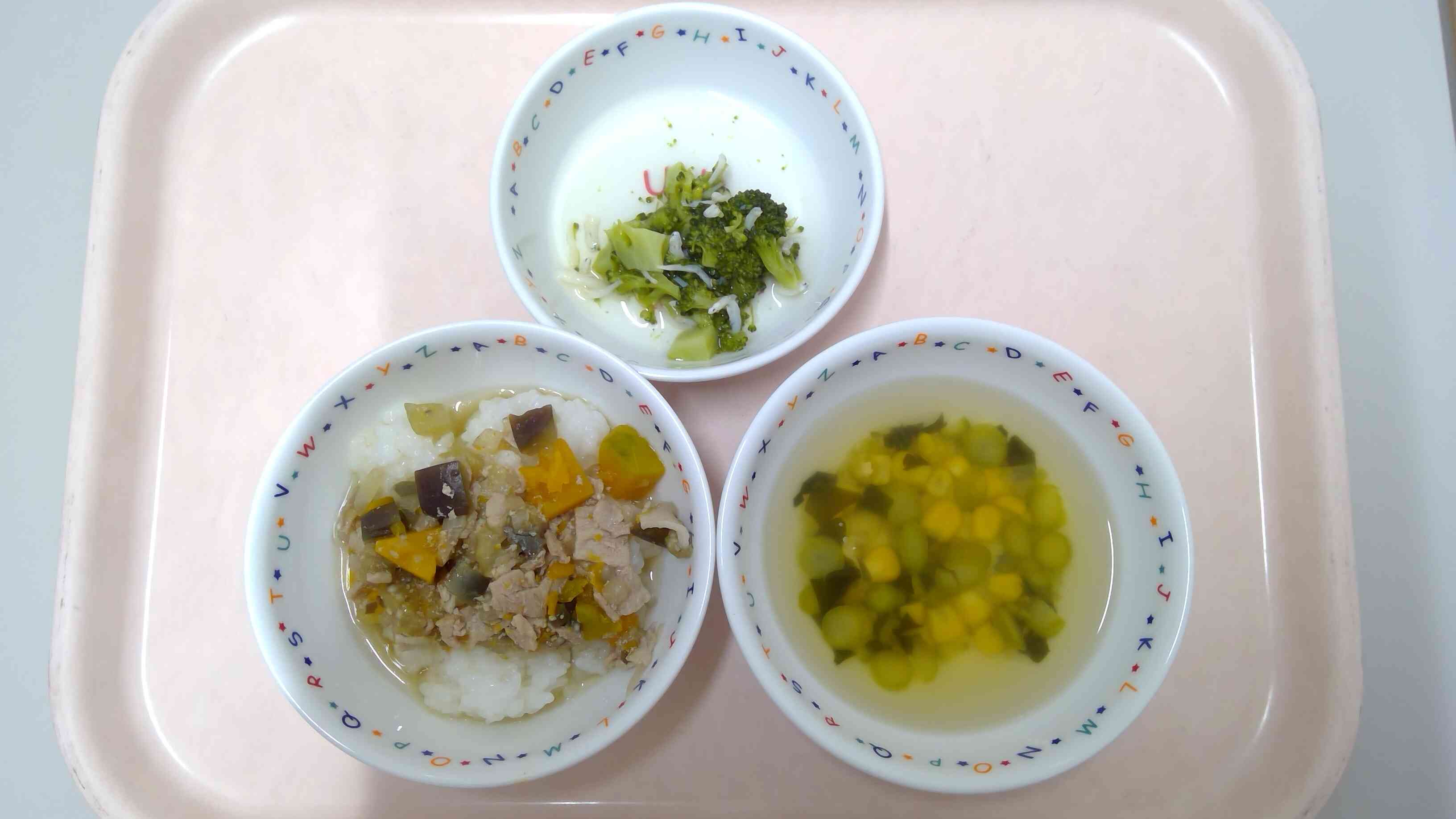 ８月１日　後期食献立