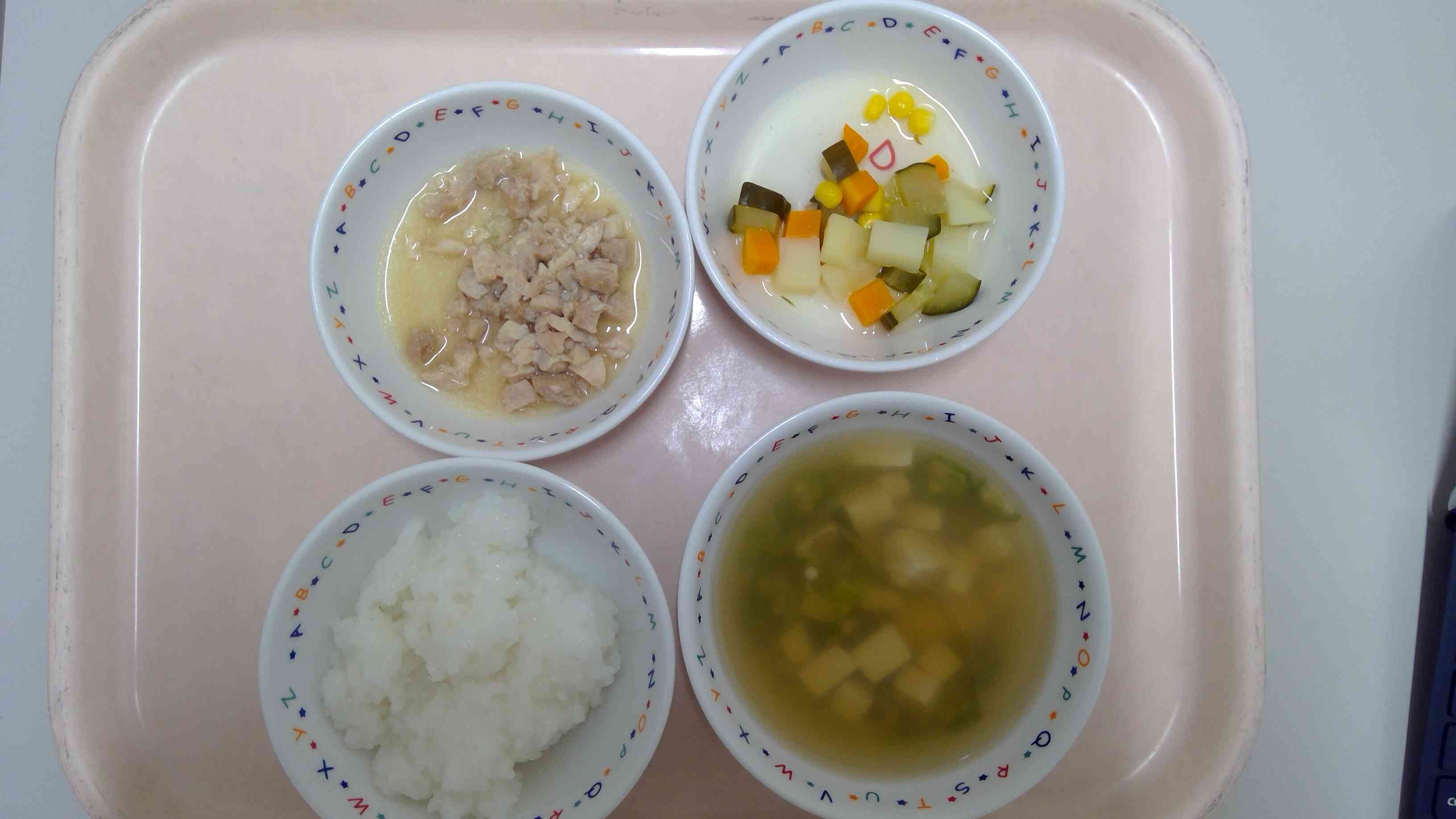 ８月７日　後期食献立