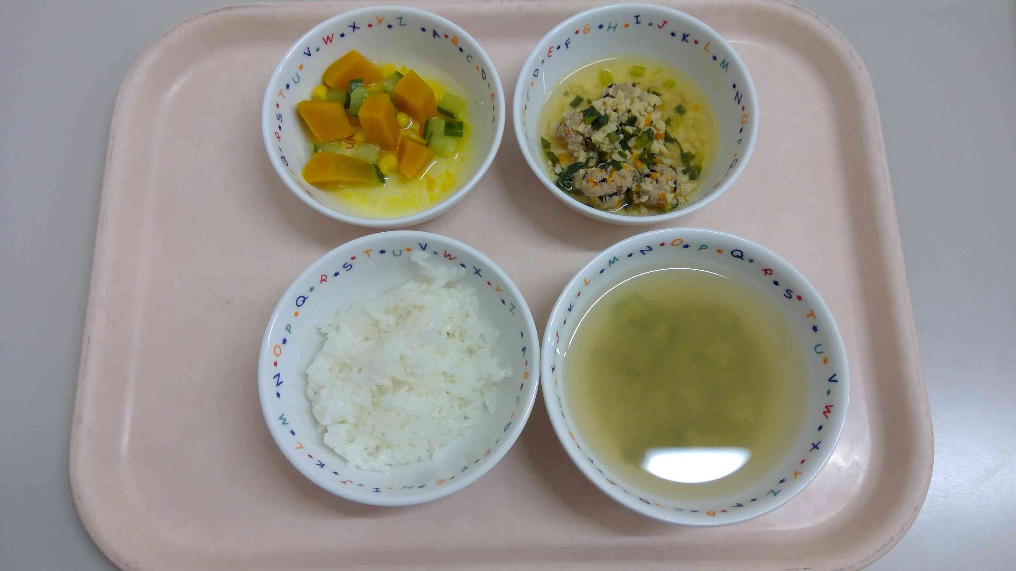 ９月３日後期食献立