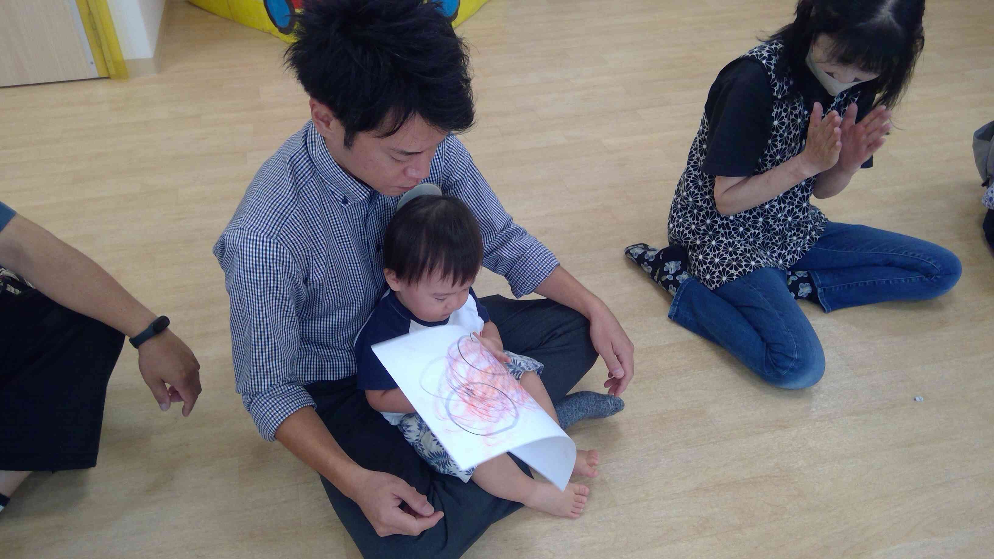 パパに塗り絵のプレゼントです