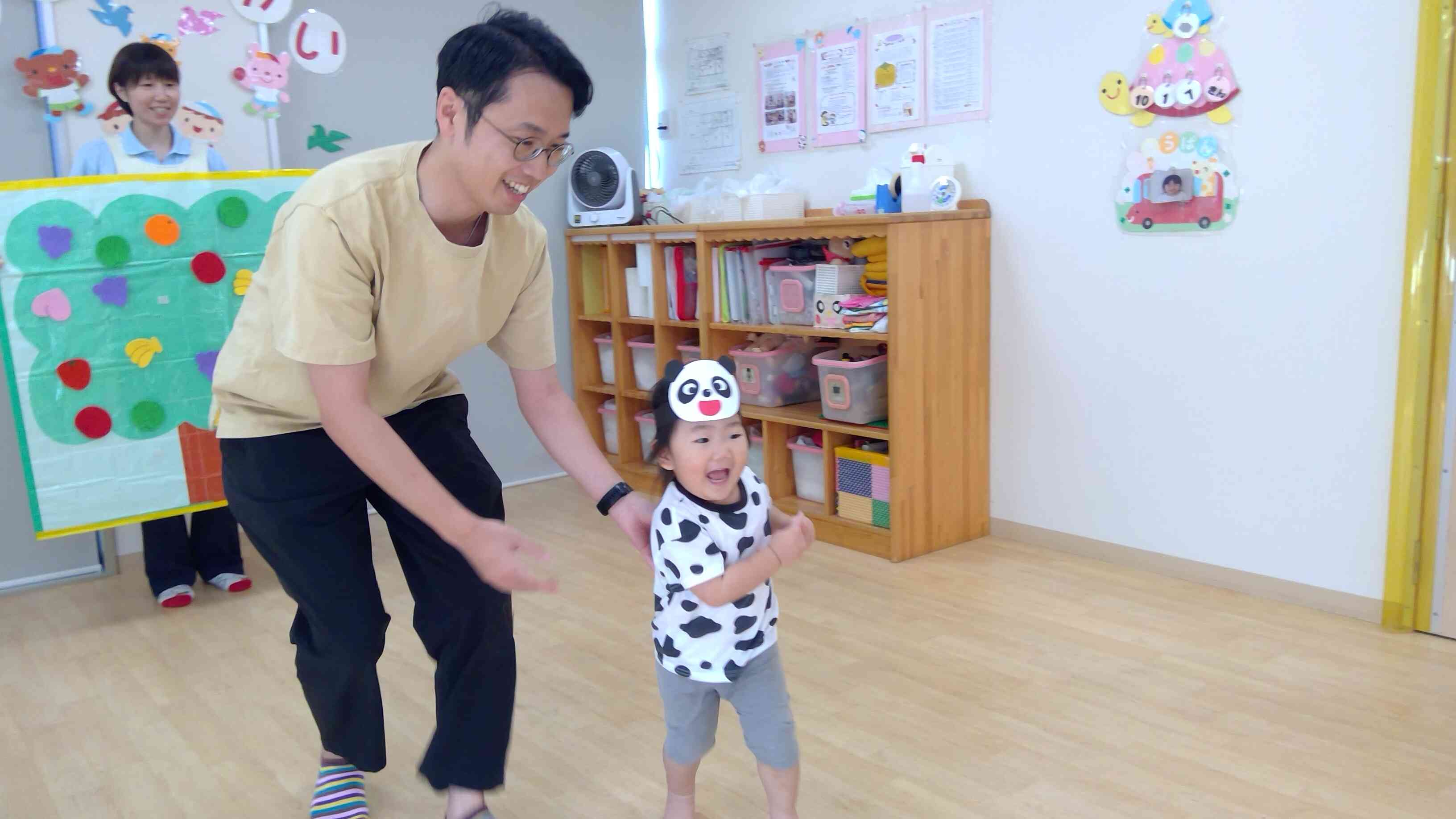 パパ、走って帰るよ