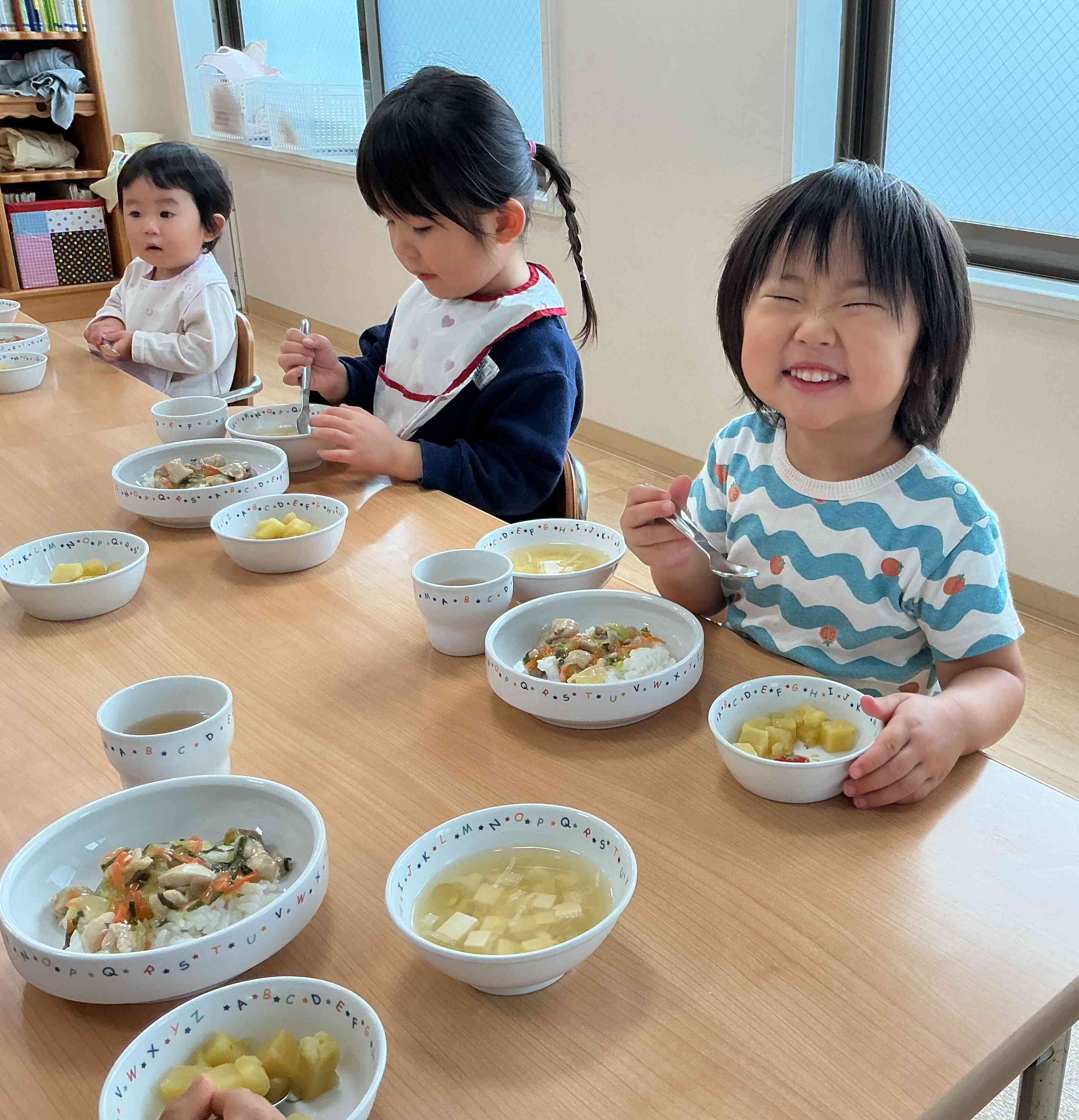 翌日の給食でさつまいもが出てきました