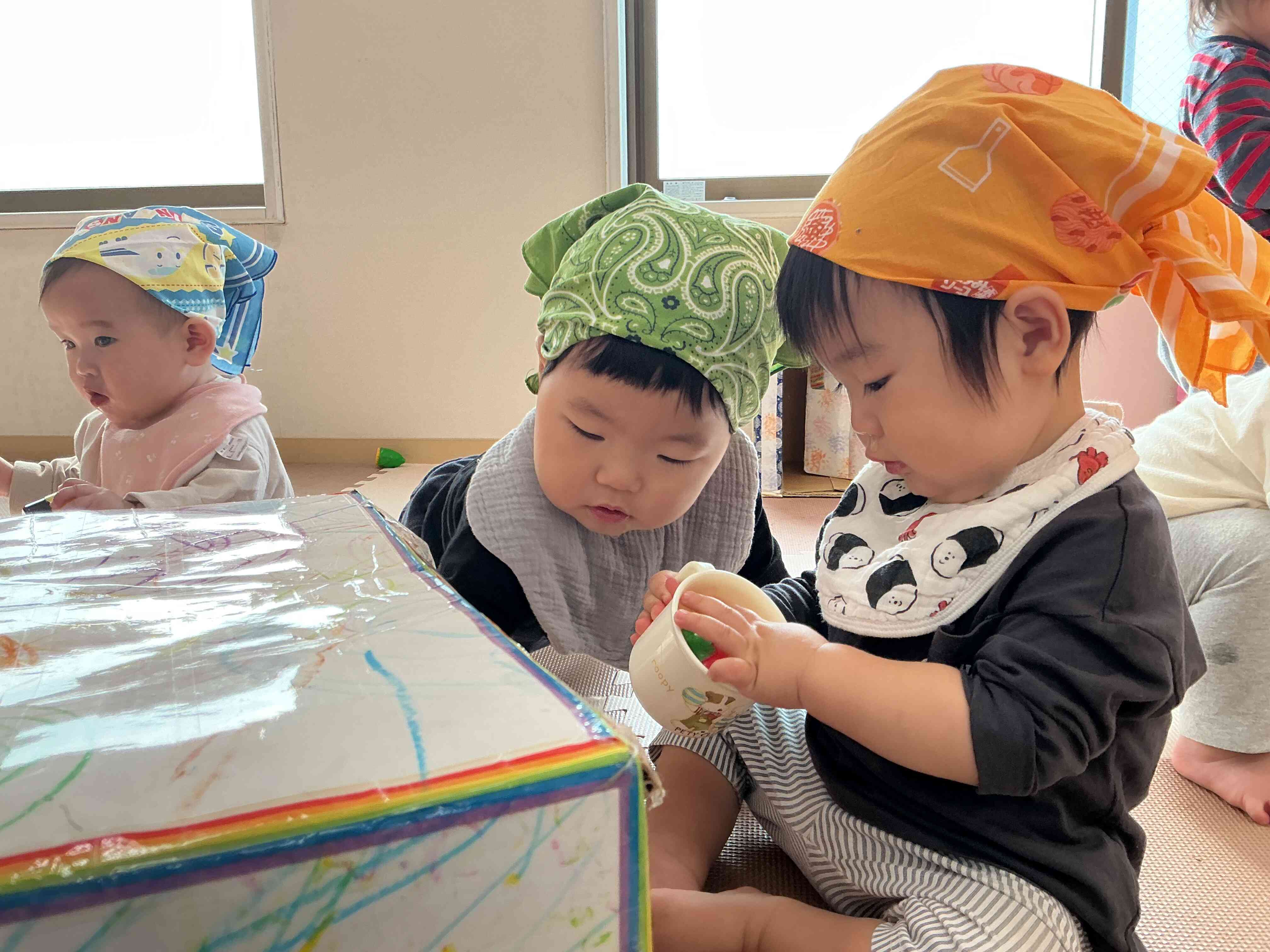 0歳児クラス遊び