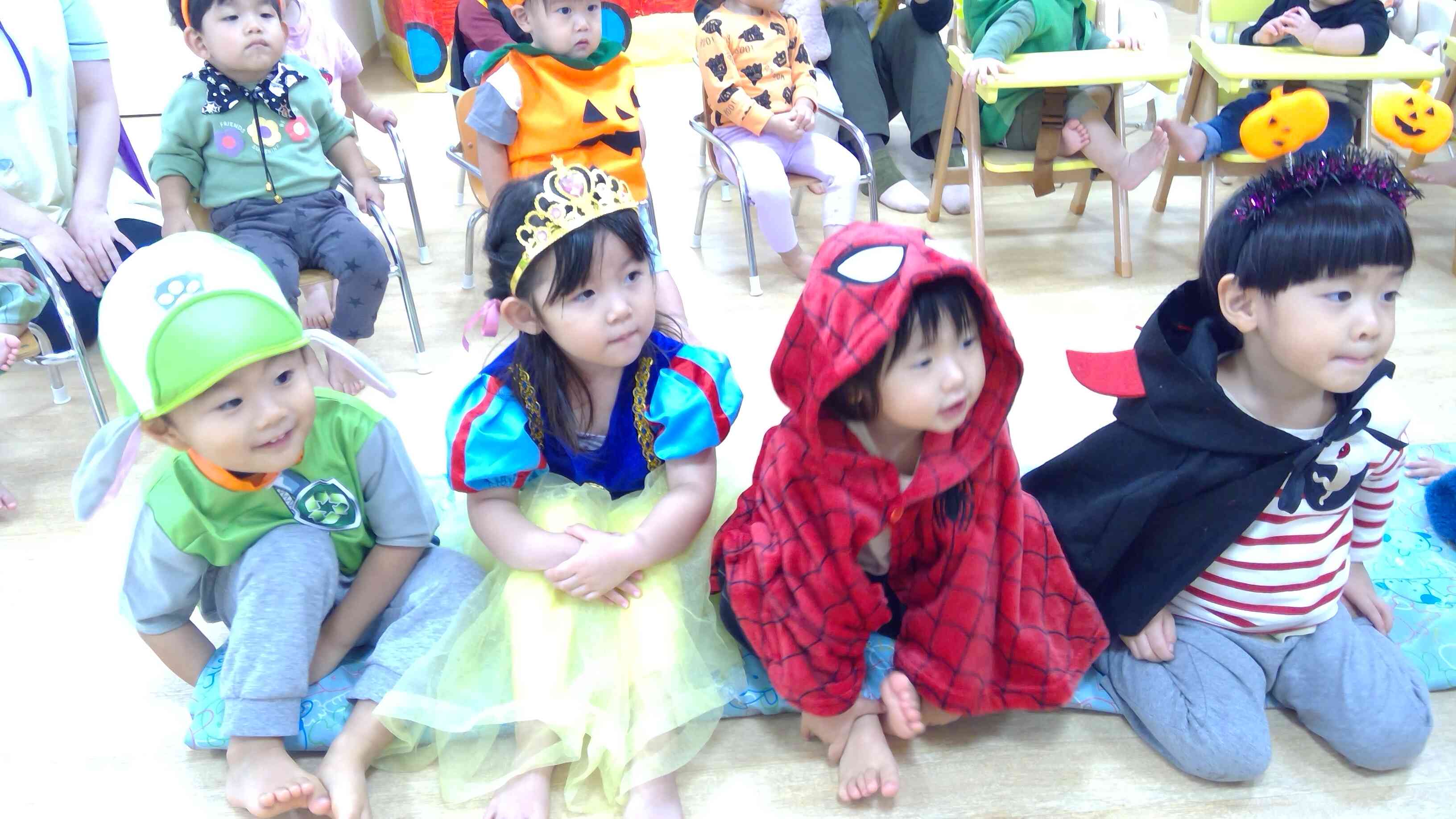 何を着ていても可愛い子どもたちです