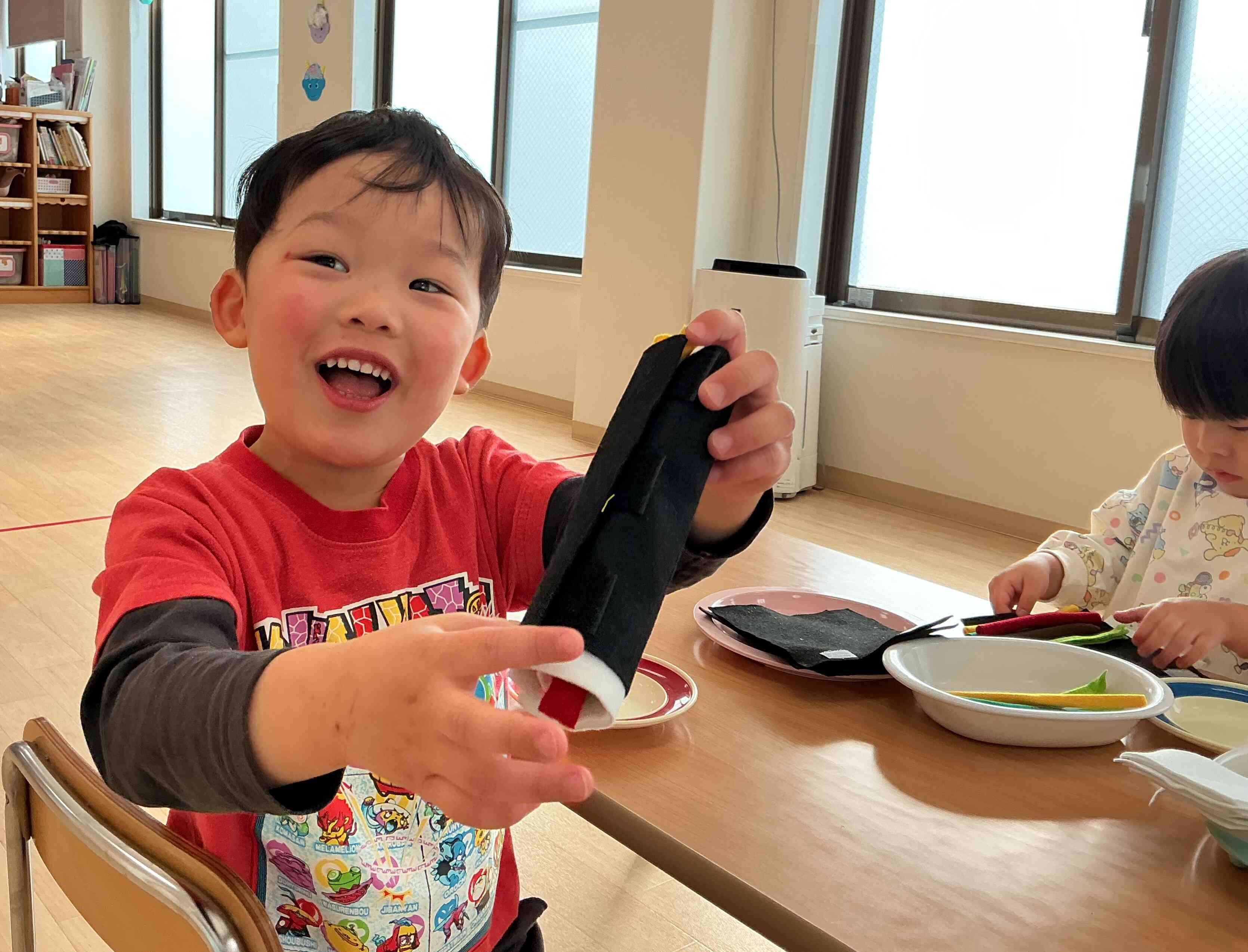 巻きずしの次は細巻きを作ったようです