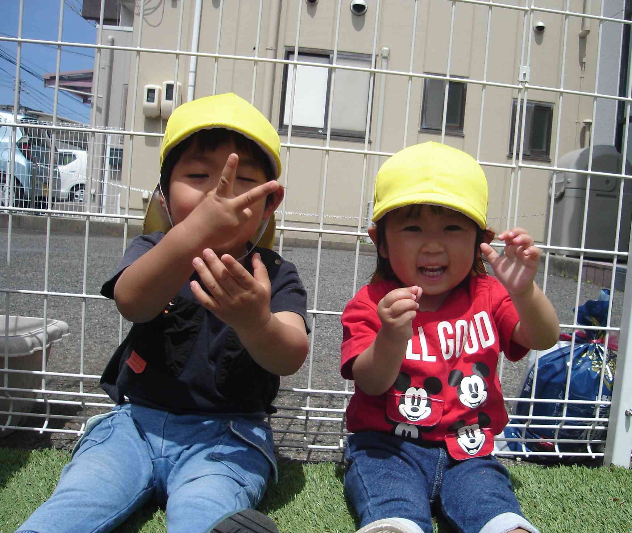 収穫が待ち遠しいよね。ネバネバするオクラは子どもたちも大好きです